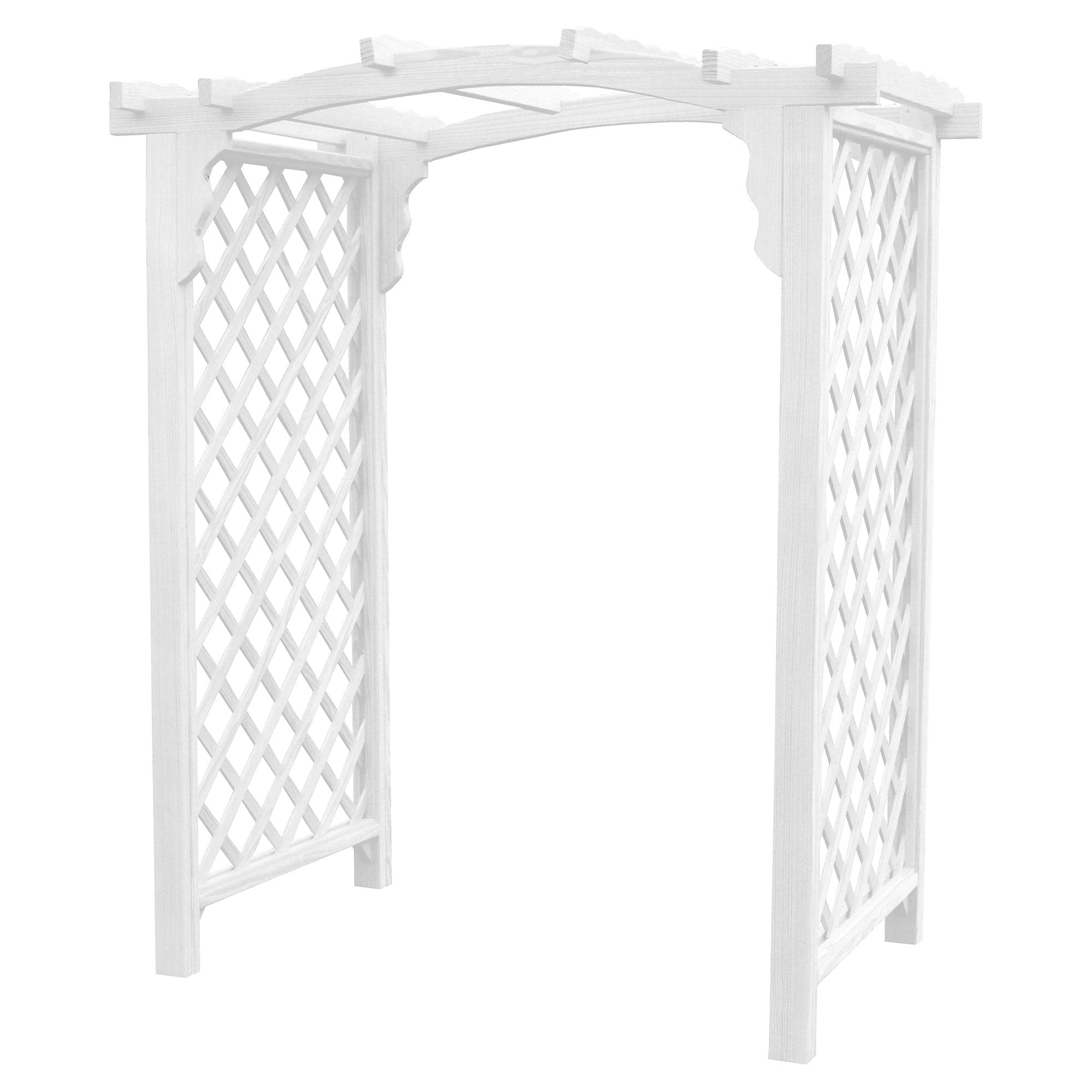 Heritage Lawncraft Newberry Pressure Treated Wooden Garden Arbor
