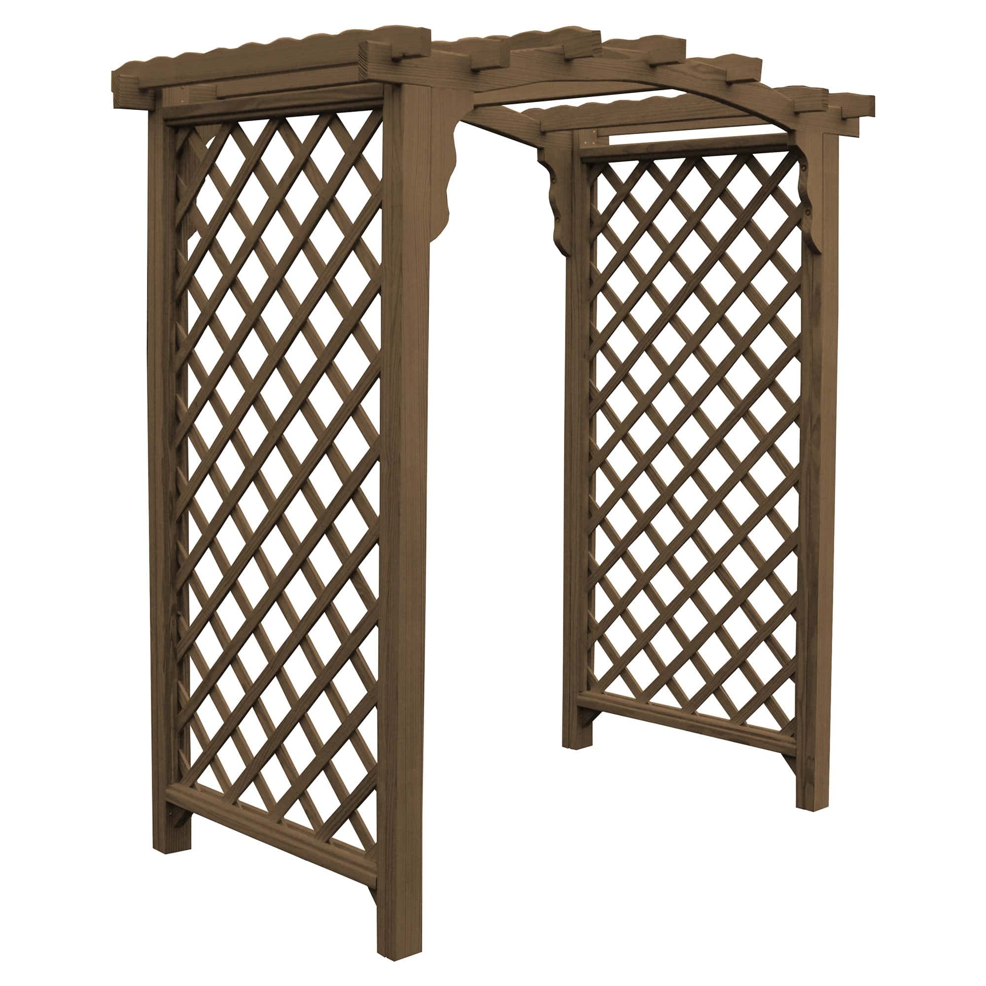 Heritage Lawncraft Newberry Pressure Treated Wooden Garden Arbor