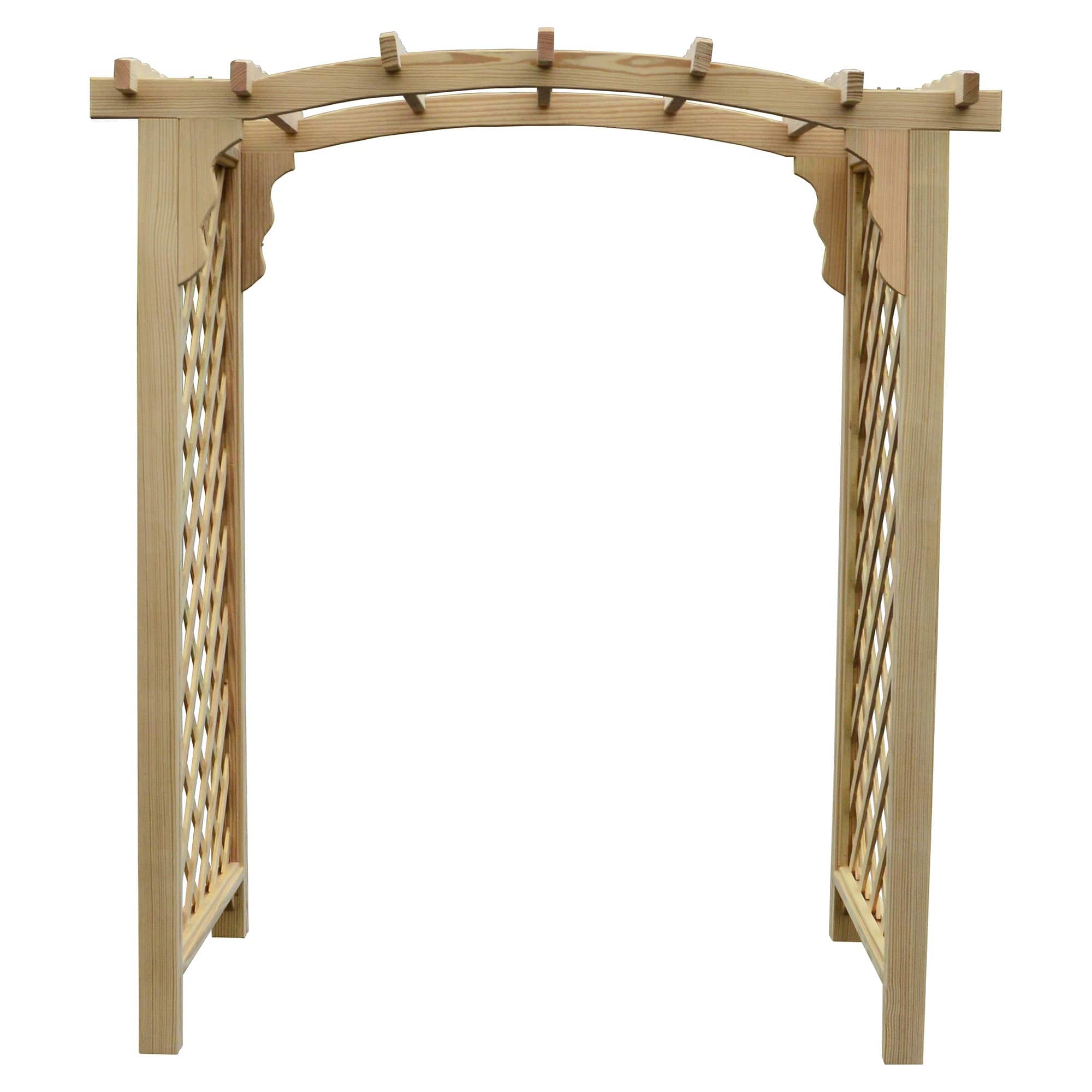 Heritage Lawncraft Newberry Pressure Treated Wooden Garden Arbor