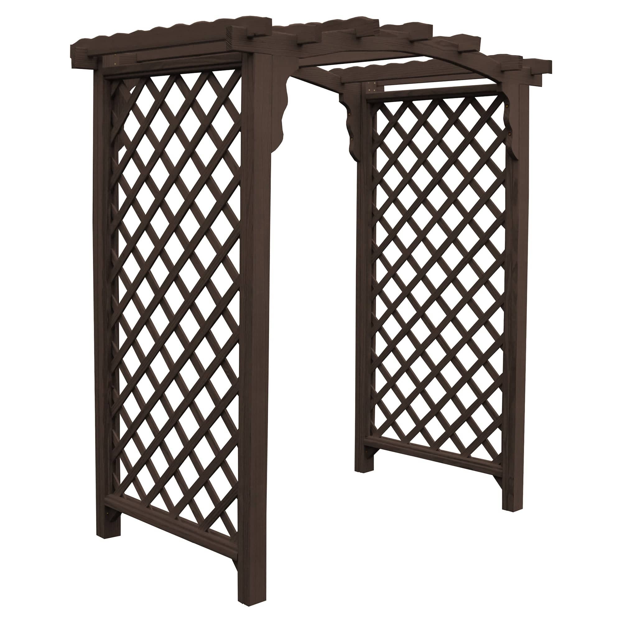 Heritage Lawncraft Newberry Pressure Treated Wooden Garden Arbor