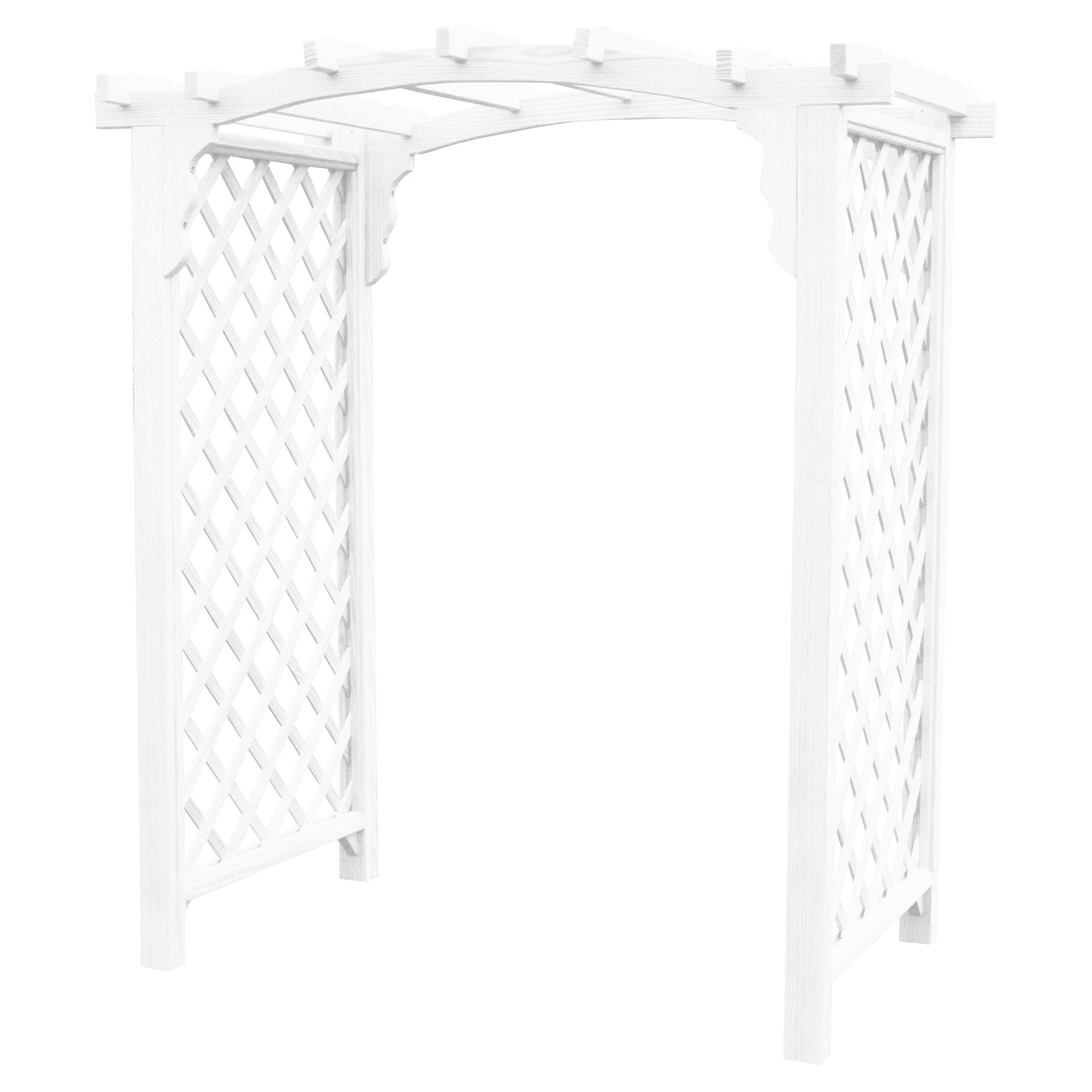 Heritage Lawncraft Newberry Pressure Treated Wooden Garden Arbor
