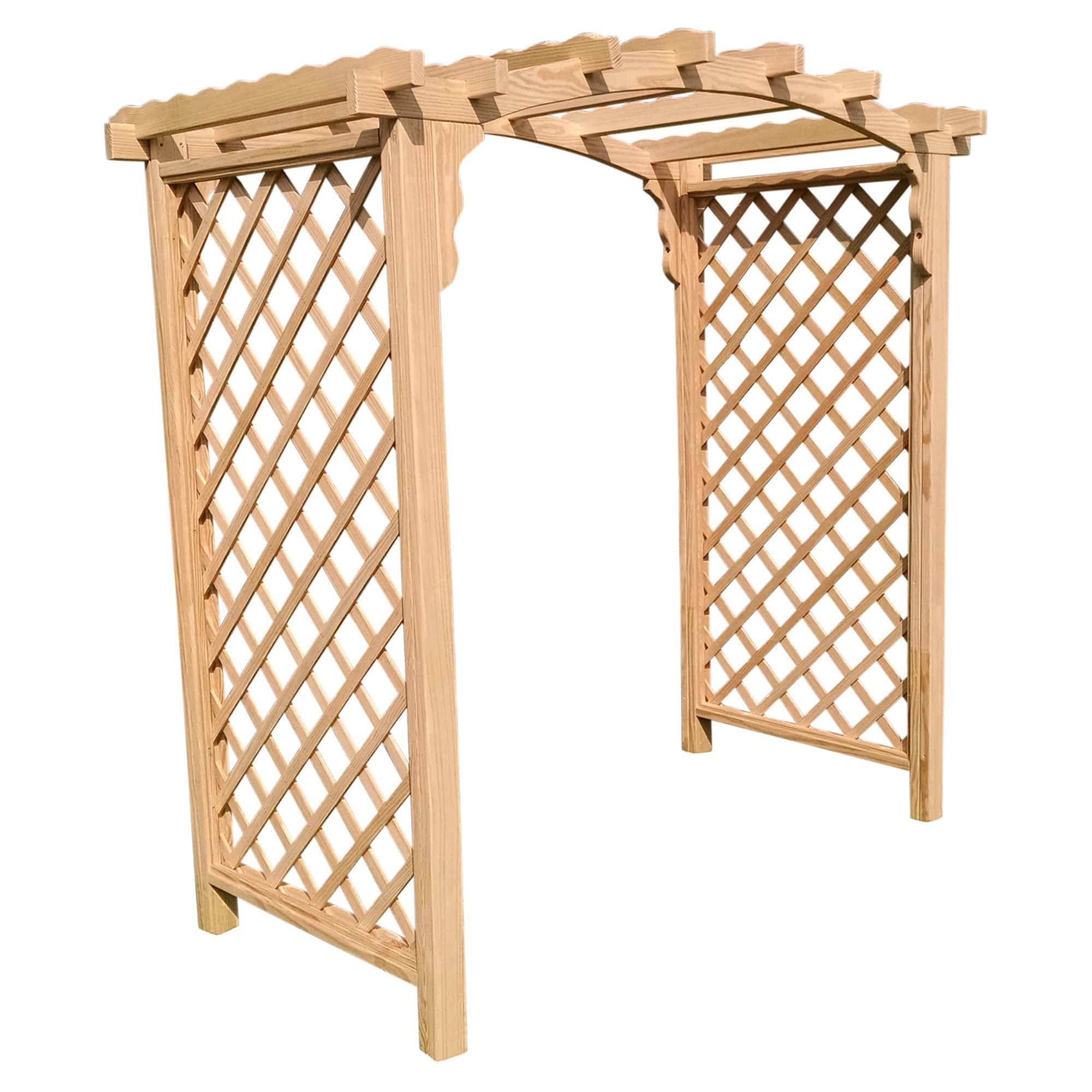 Heritage Lawncraft Newberry Pressure Treated Wooden Garden Arbor