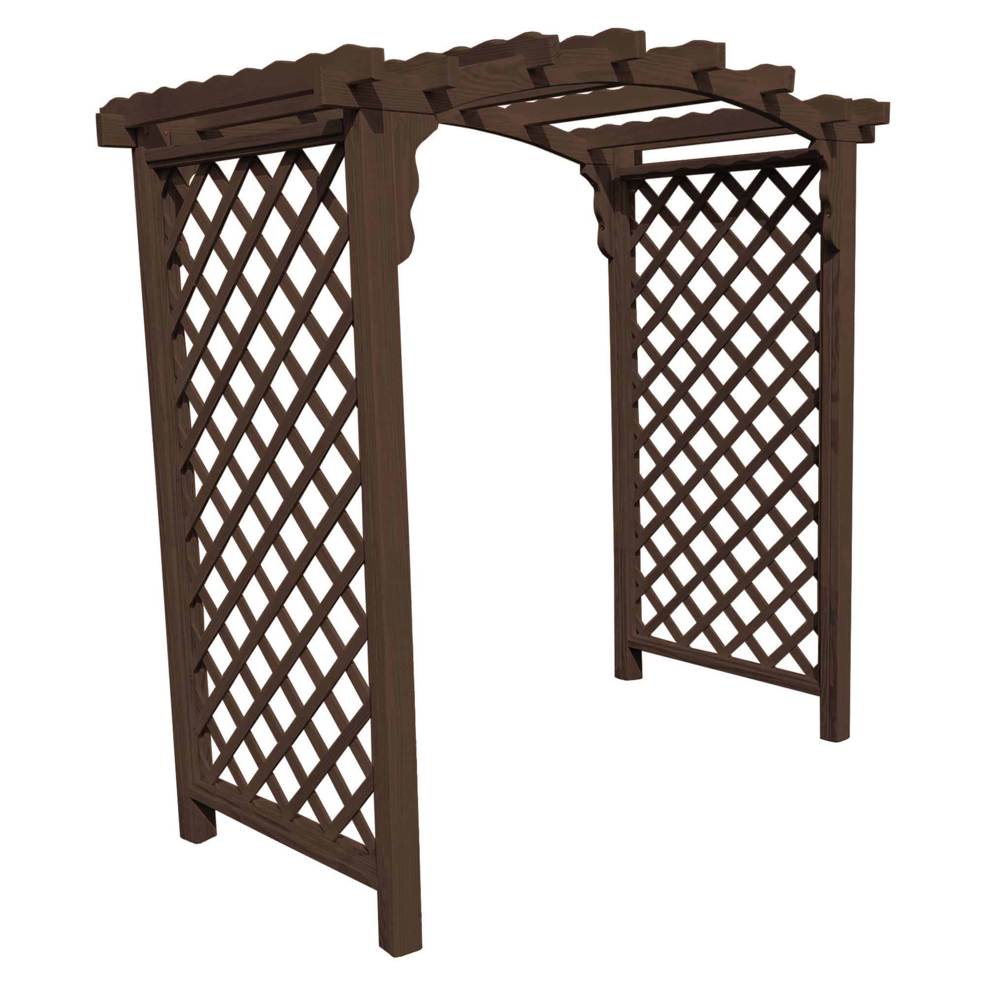 Heritage Lawncraft Newberry Pressure Treated Wooden Garden Arbor