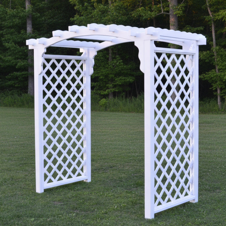 Heritage Lawncraft Newberry Pressure Treated Wooden Garden Arbor