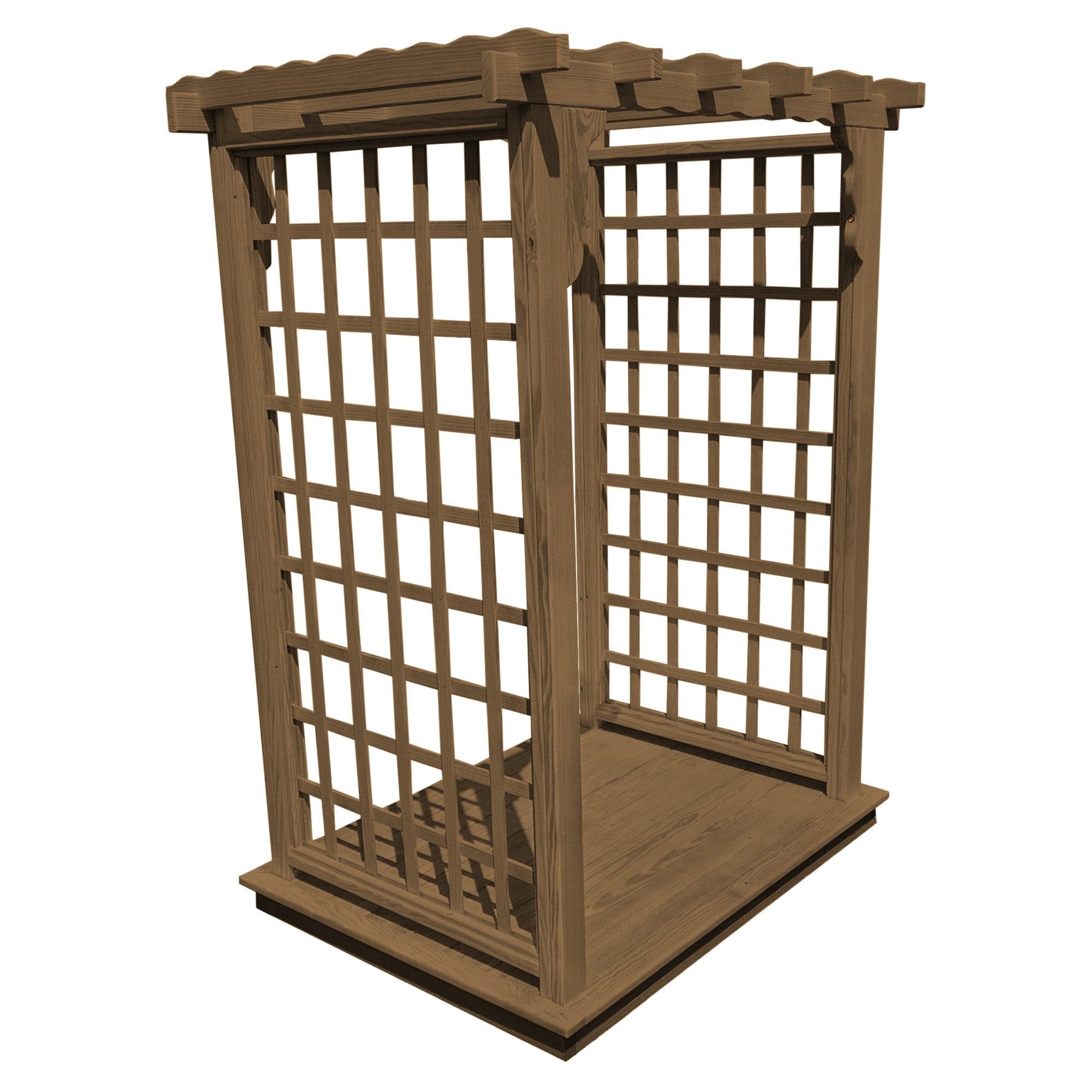 Heritage Lawncraft Bainbridge Pressure Treated Wooden Garden Arbor