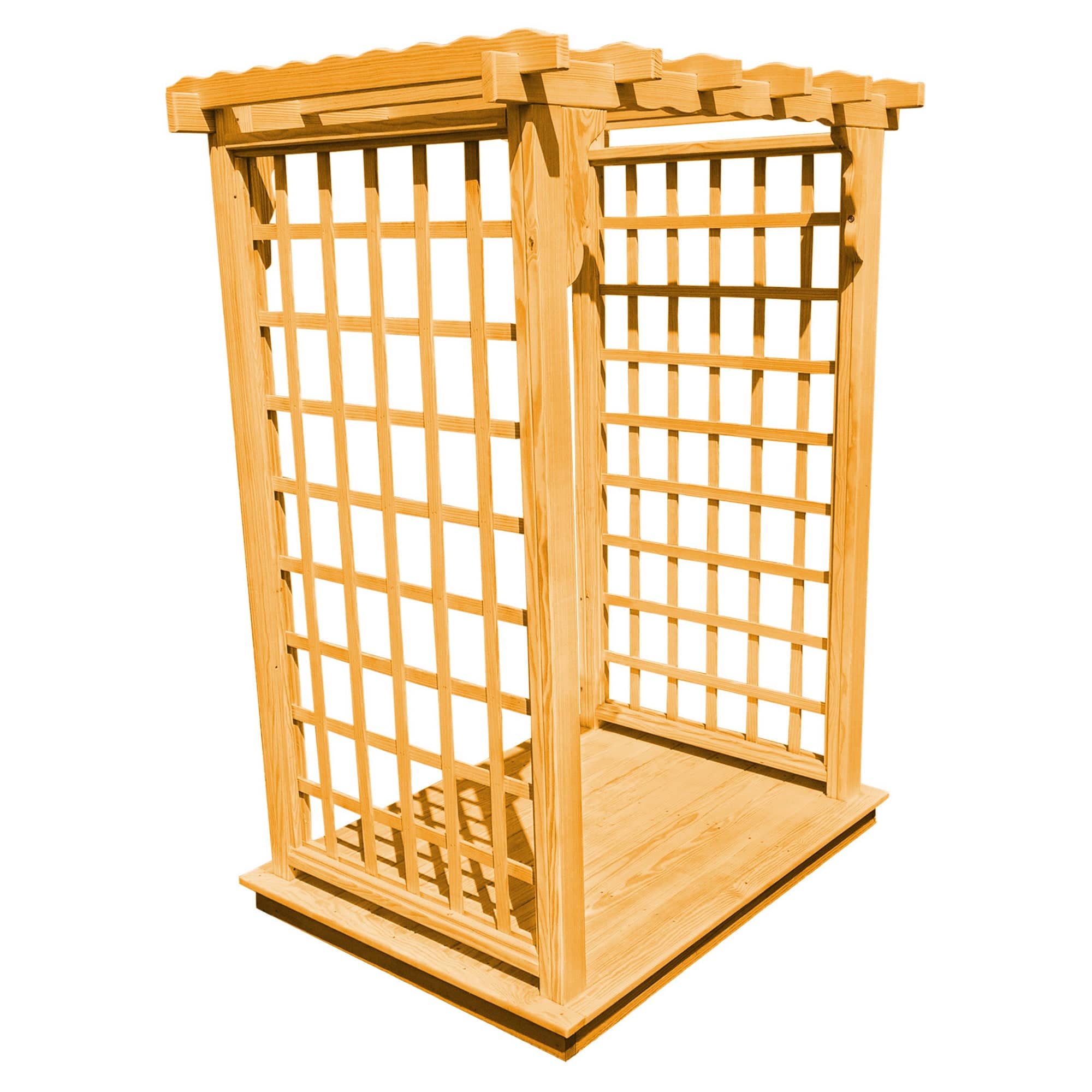 Heritage Lawncraft Bainbridge Pressure Treated Wooden Garden Arbor