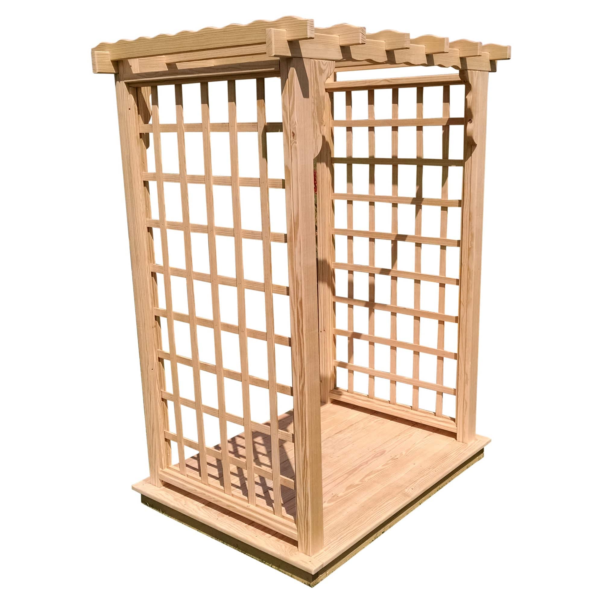 Heritage Lawncraft Bainbridge Pressure Treated Wooden Garden Arbor