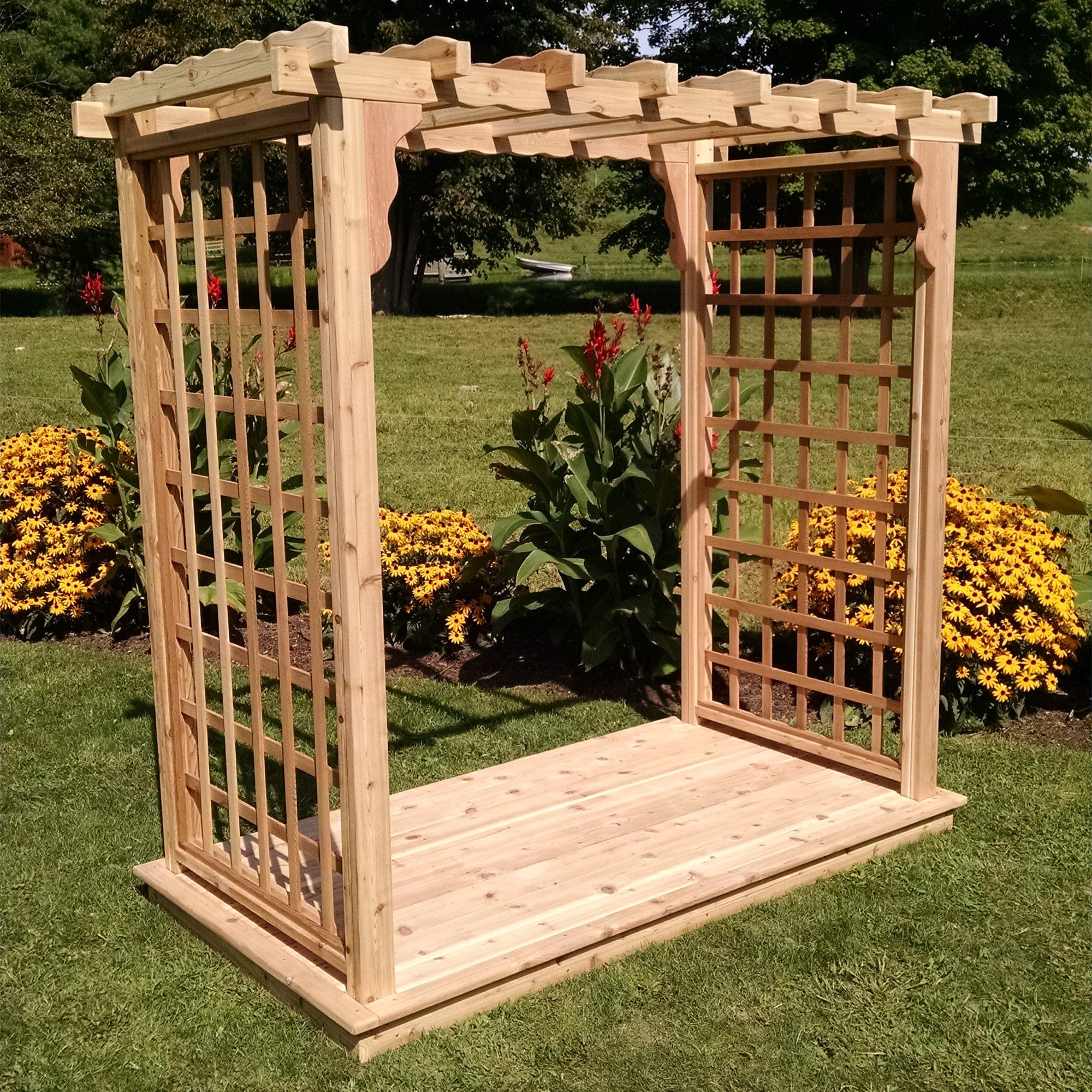 Heritage Lawncraft Bainbridge Cedar Garden Arbor