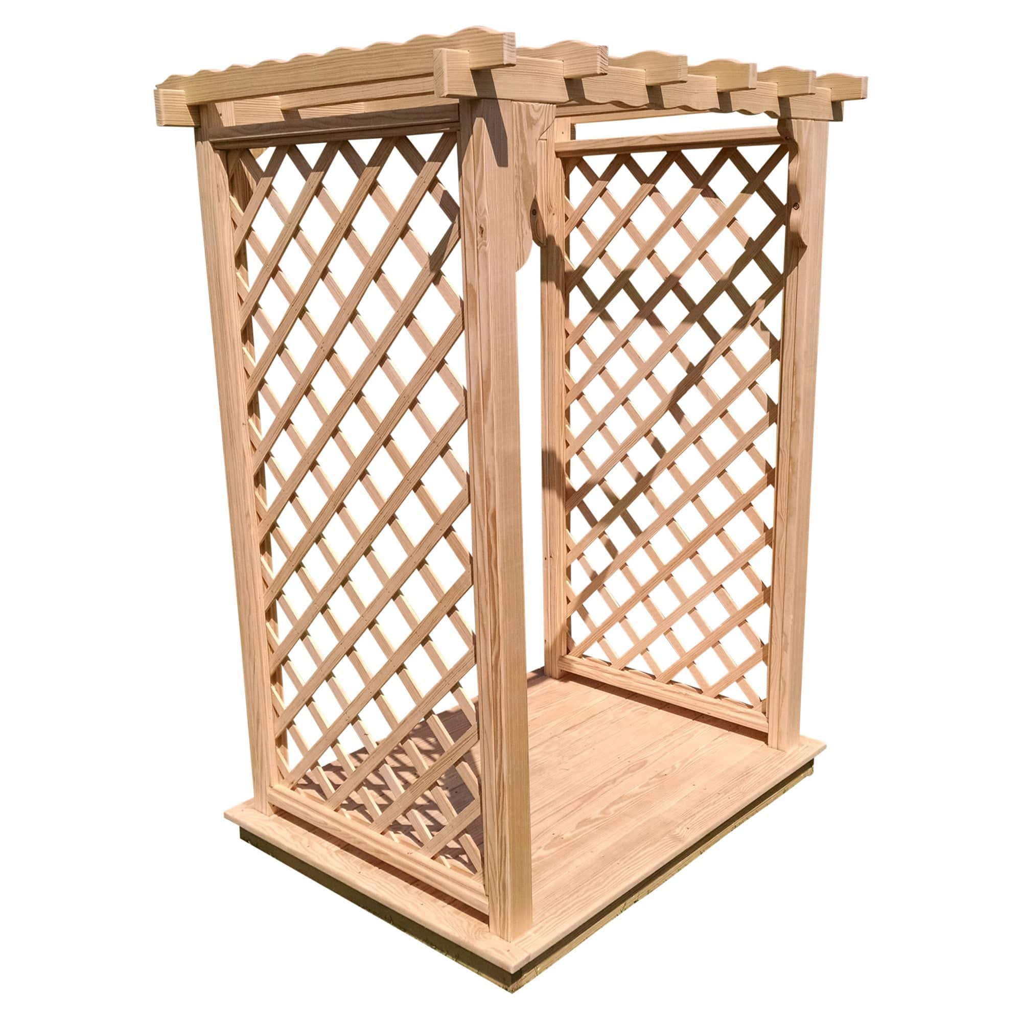 Heritage Lawncraft Manchester Pressure Treated Wooden Garden Arbor