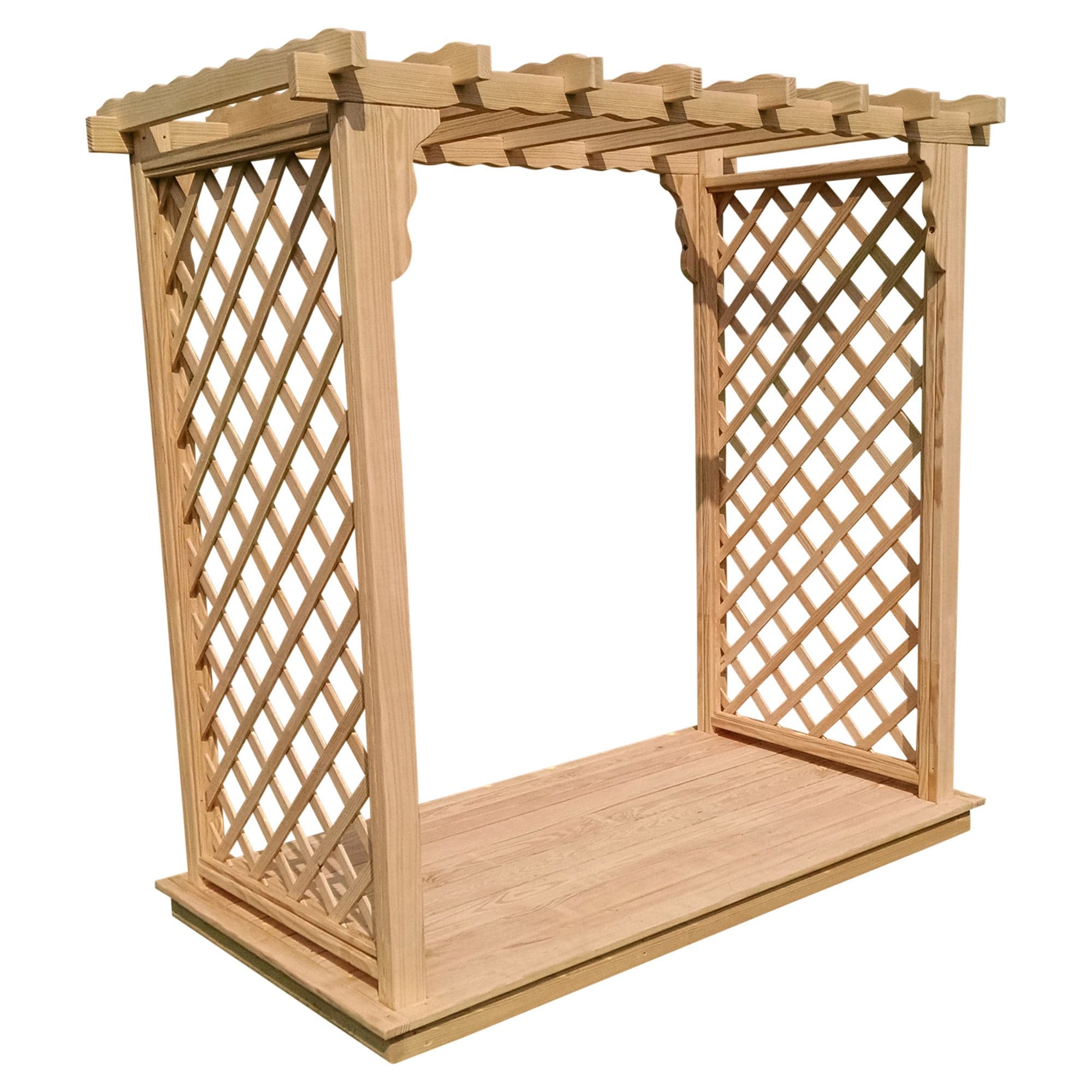 Heritage Lawncraft Manchester Pressure Treated Wooden Garden Arbor