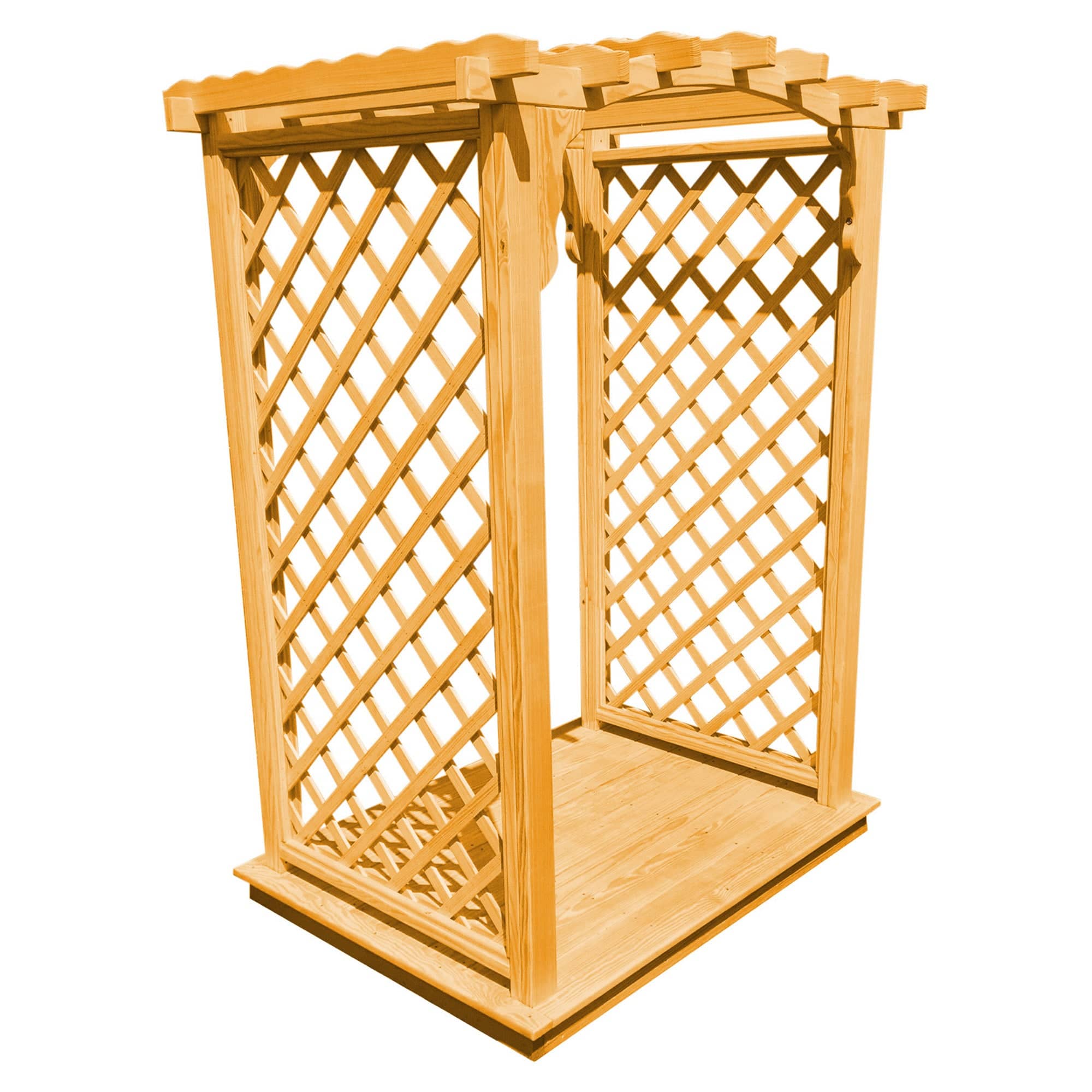 Heritage Lawncraft Newberry Pressure Treated Wooden Garden Arbor