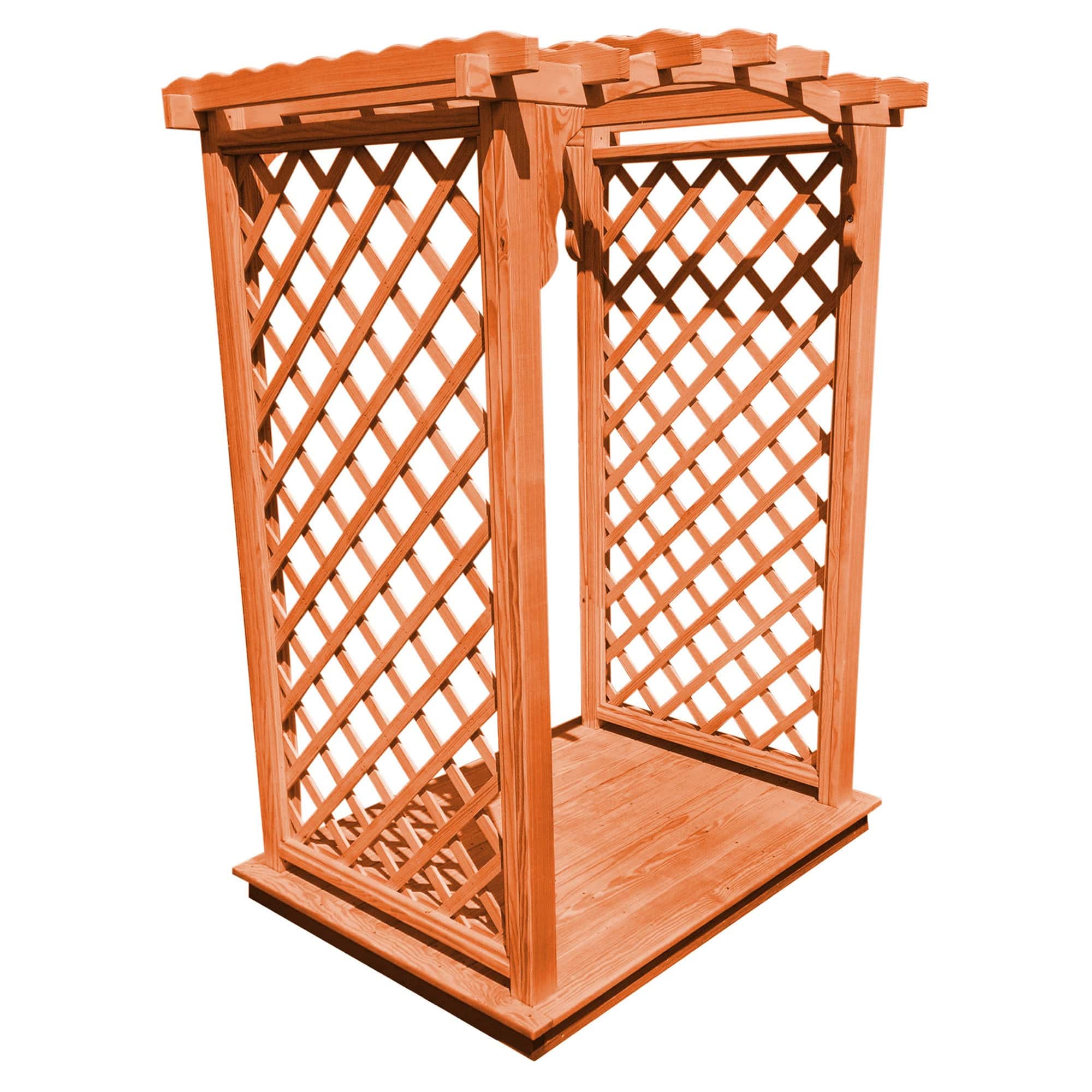 Heritage Lawncraft Newberry Pressure Treated Wooden Garden Arbor