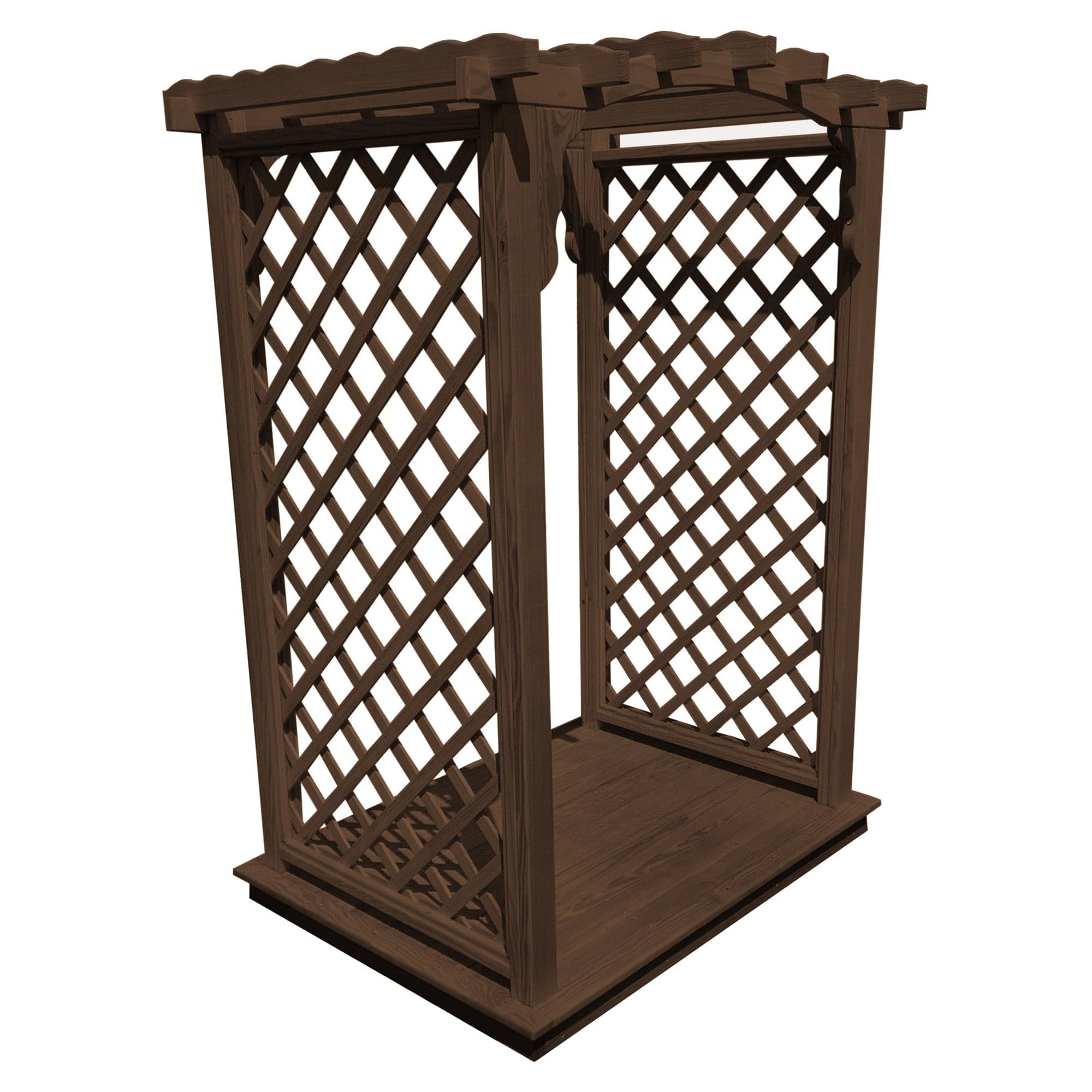 Heritage Lawncraft Newberry Pressure Treated Wooden Garden Arbor