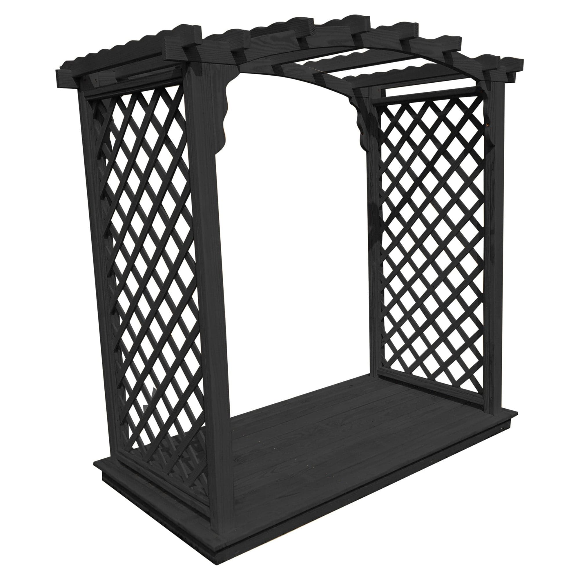 Heritage Lawncraft Newberry Pressure Treated Wooden Garden Arbor