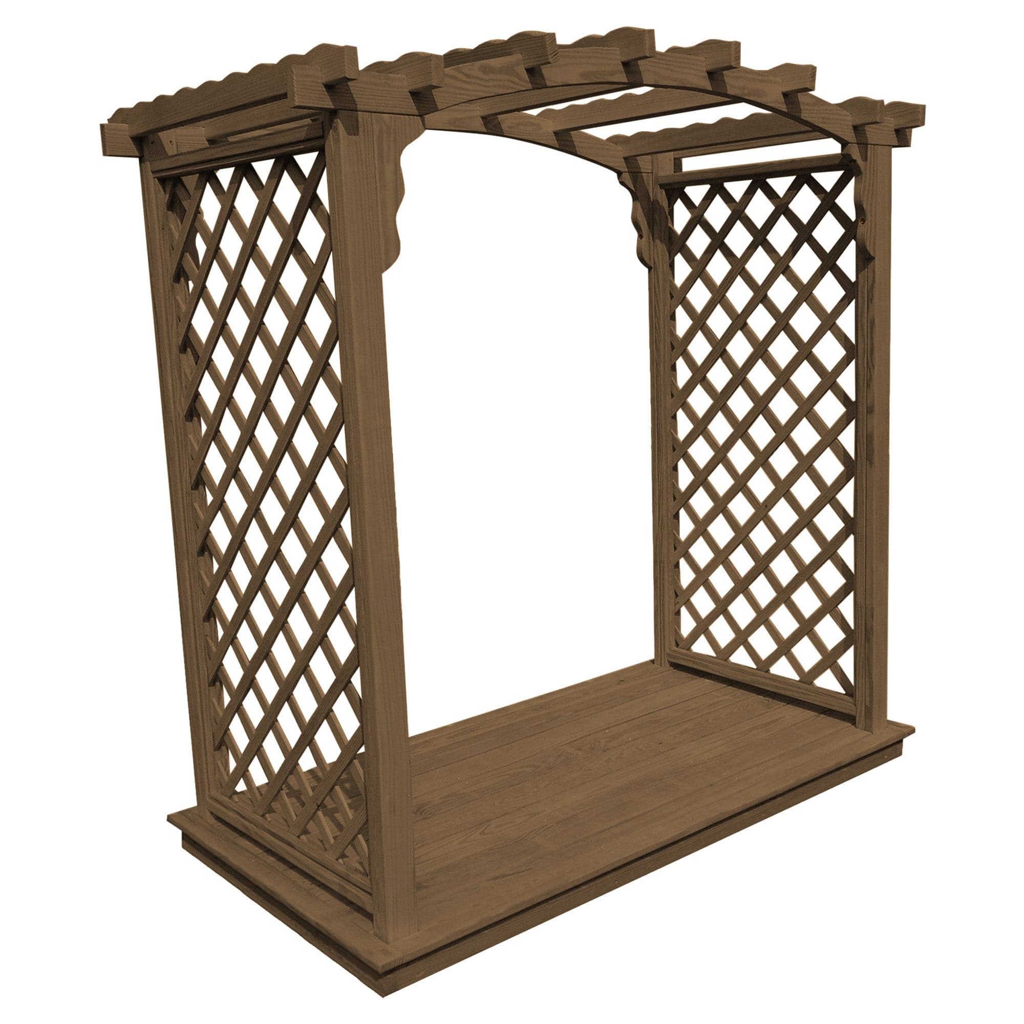 Heritage Lawncraft Newberry Pressure Treated Wooden Garden Arbor