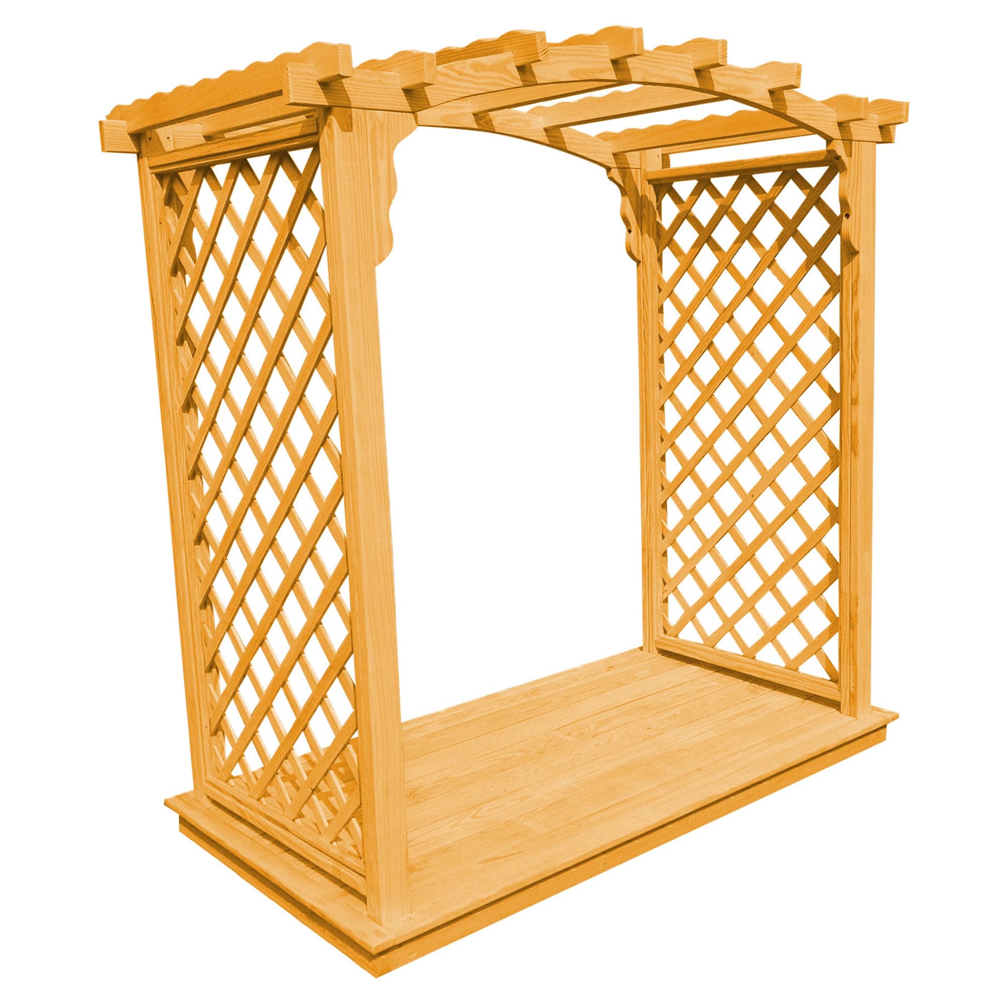 Heritage Lawncraft Newberry Pressure Treated Wooden Garden Arbor