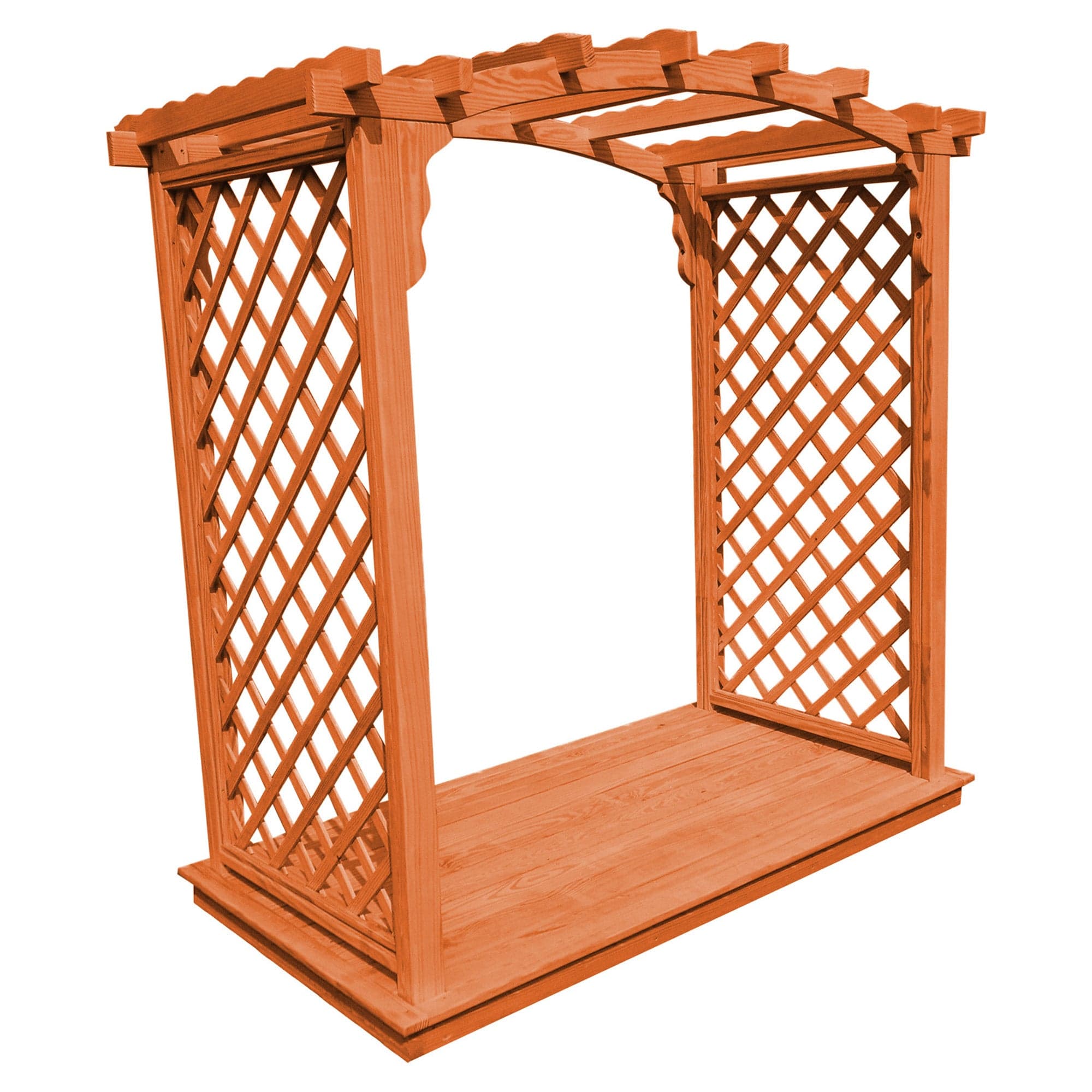 Heritage Lawncraft Newberry Pressure Treated Wooden Garden Arbor