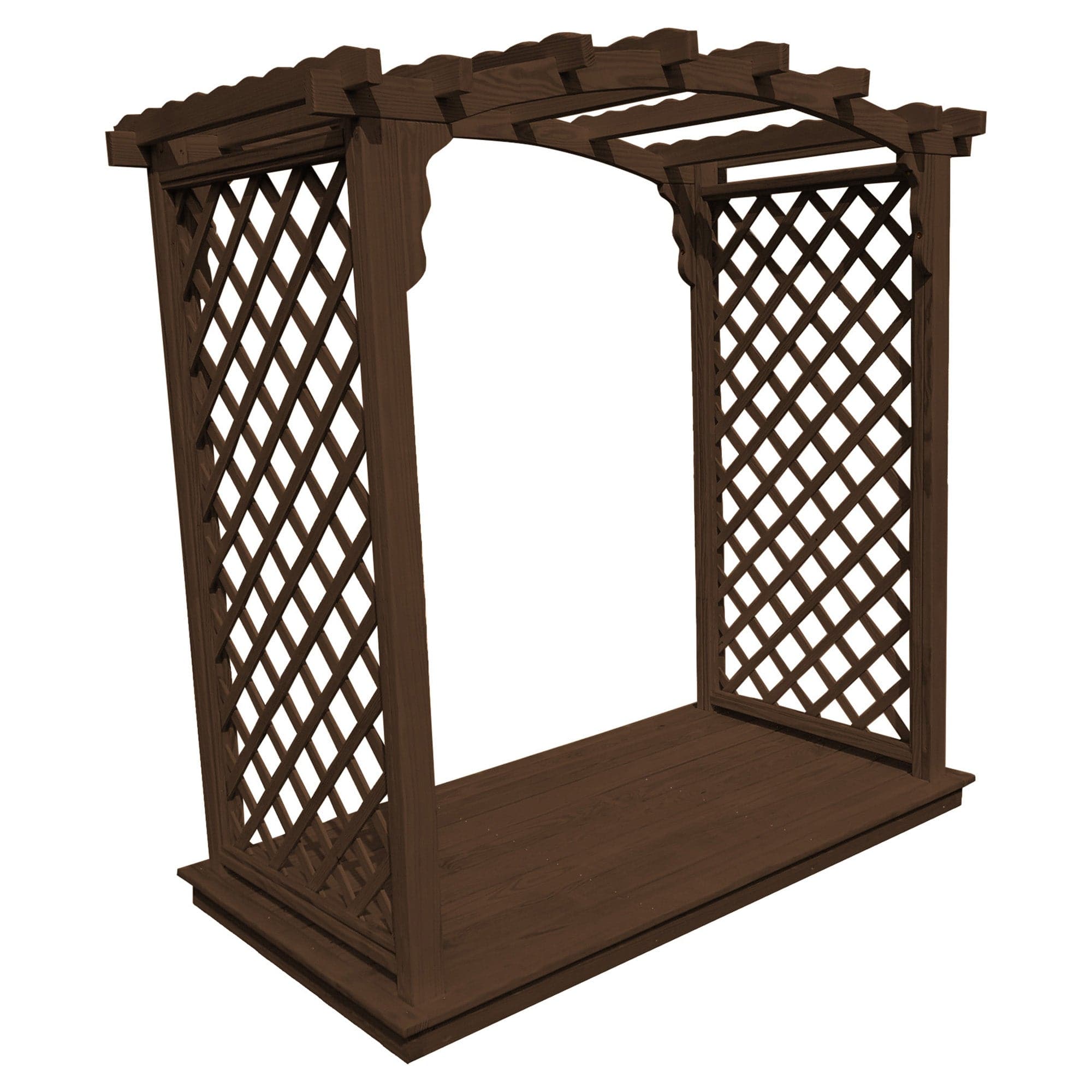Heritage Lawncraft Newberry Pressure Treated Wooden Garden Arbor