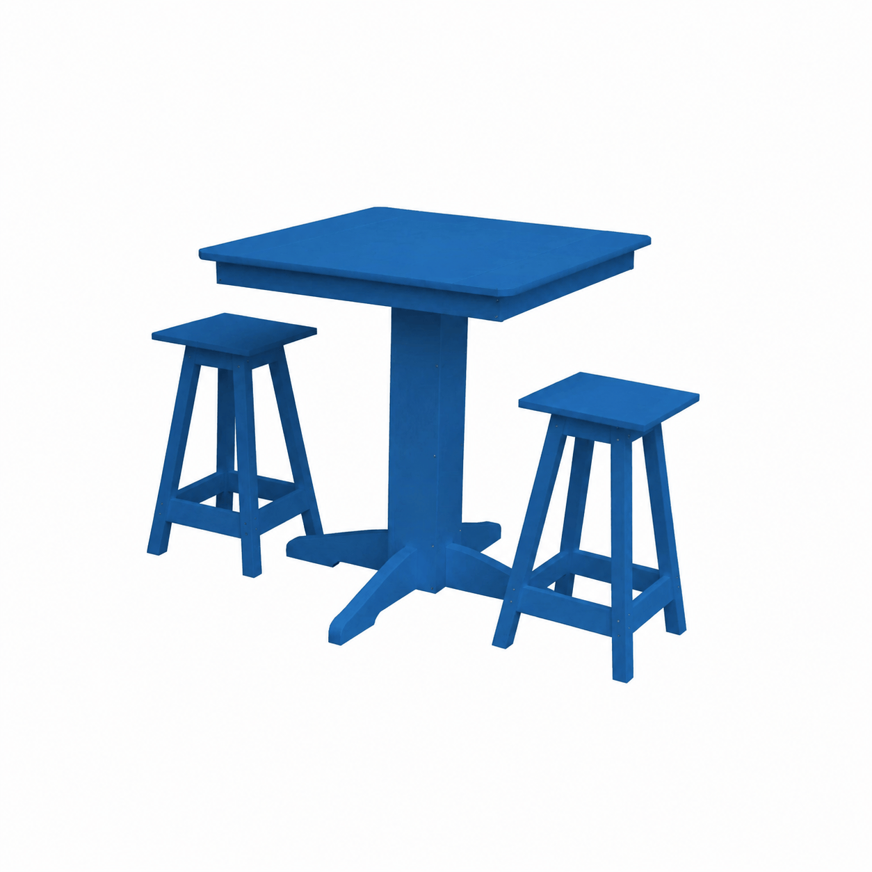 Keystone Amish Co. Poly Composite Riley 3-Piece Outdoor Counter Height Dining Set