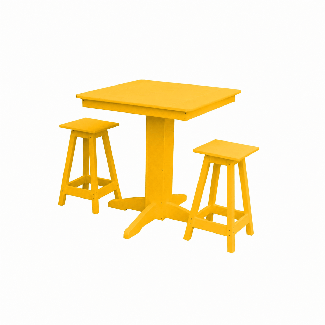 Keystone Amish Co. Poly Composite Riley 3-Piece Outdoor Counter Height Dining Set