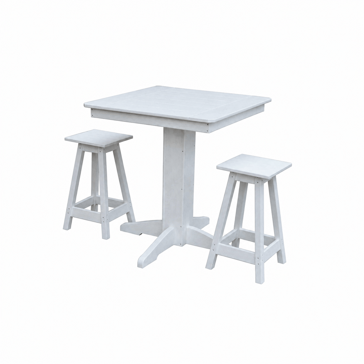 Keystone Amish Co. Poly Composite Riley 3-Piece Outdoor Counter Height Dining Set