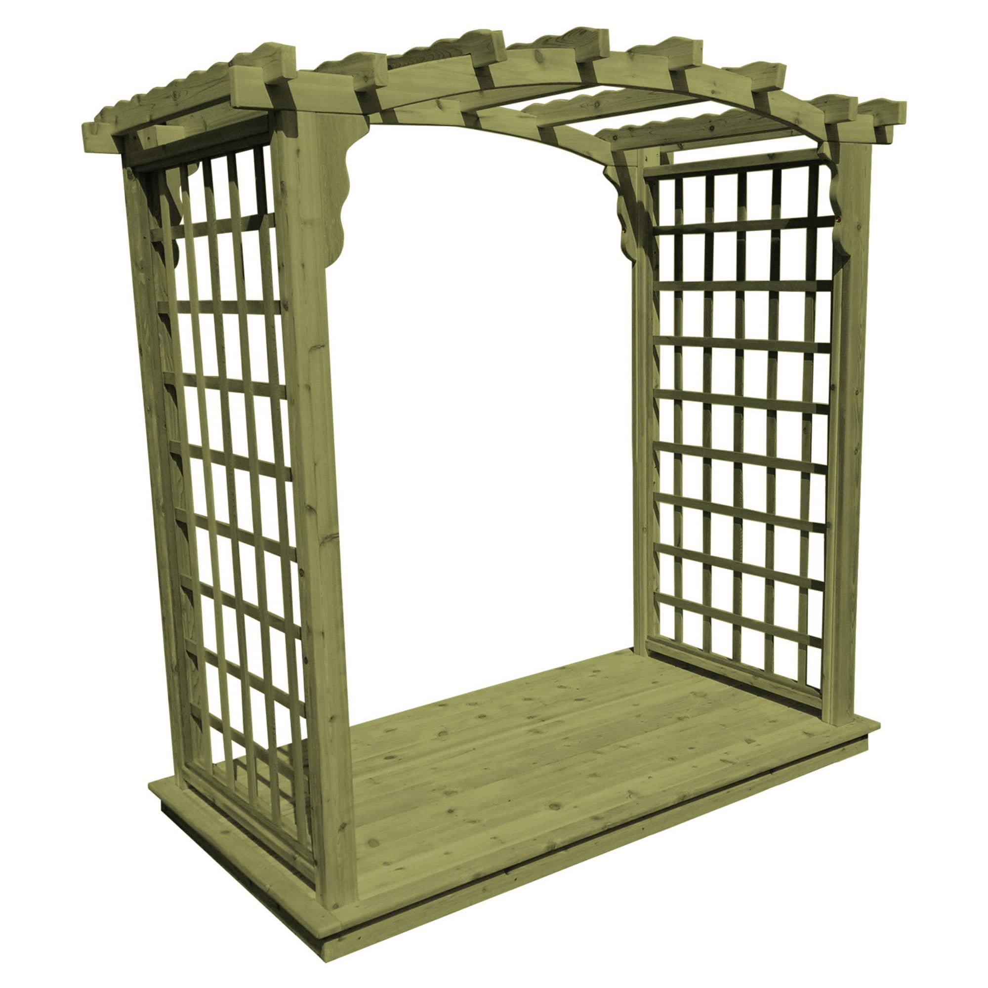 Heritage Lawncraft Georgetown Cedar Garden Arbor