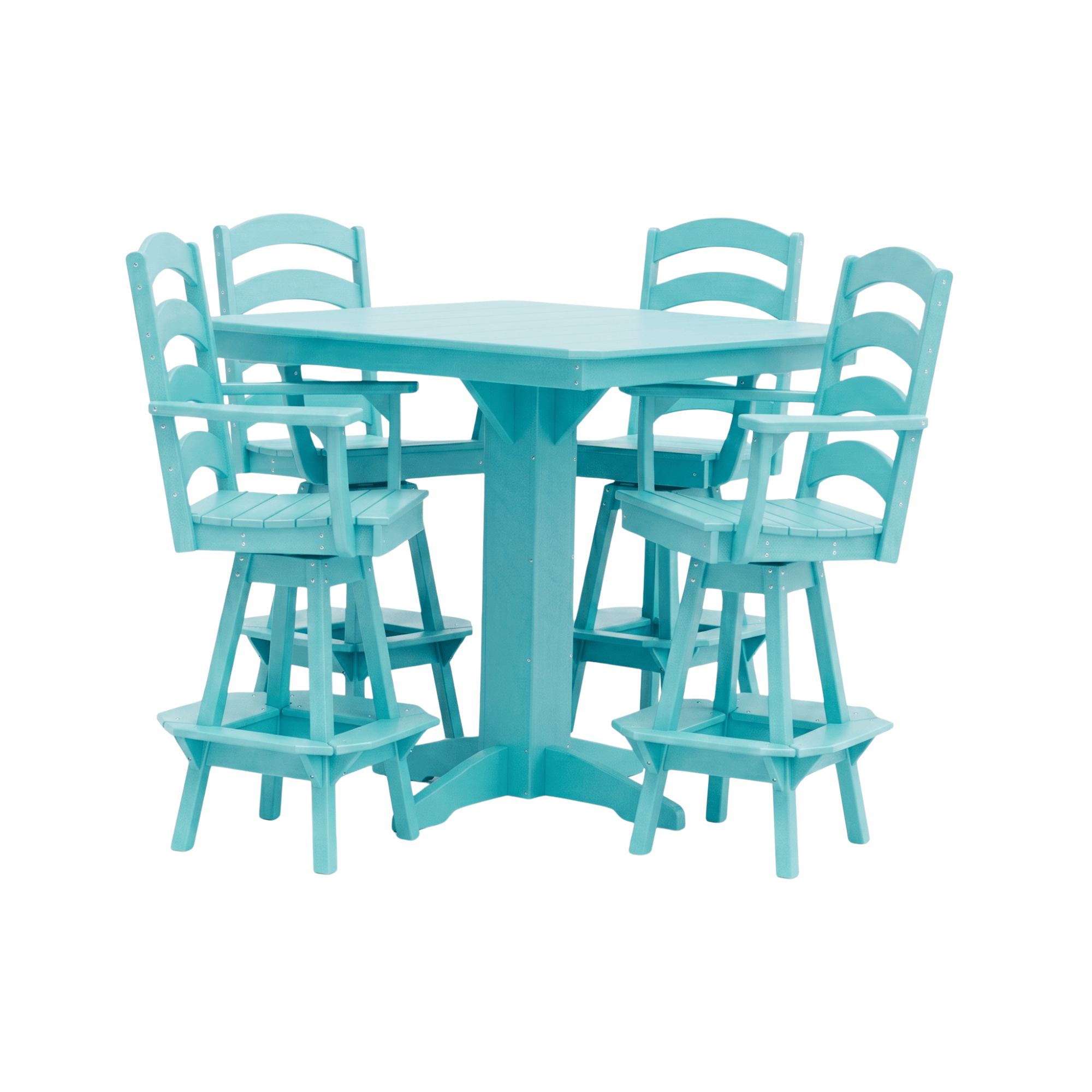 Keystone Amish Co. Josie 5-Piece Poly Outdoor Bar Dining Set