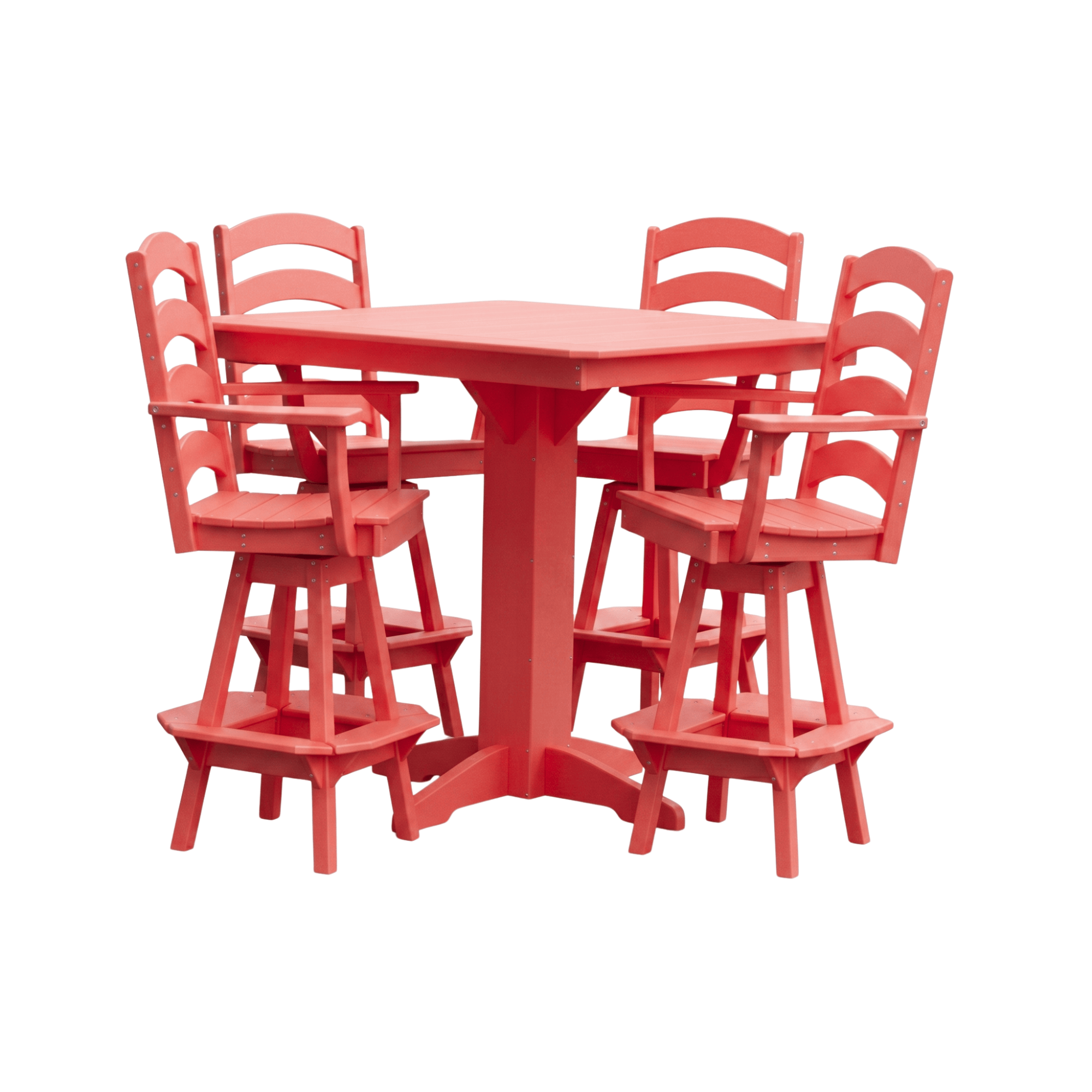Keystone Amish Co. Josie 5-Piece Poly Outdoor Bar Dining Set