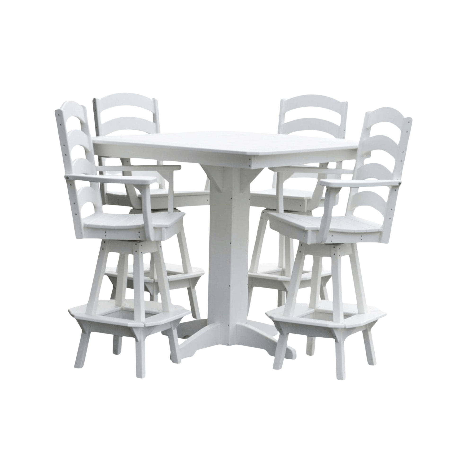 Keystone Amish Co. Josie 5-Piece Poly Outdoor Bar Dining Set