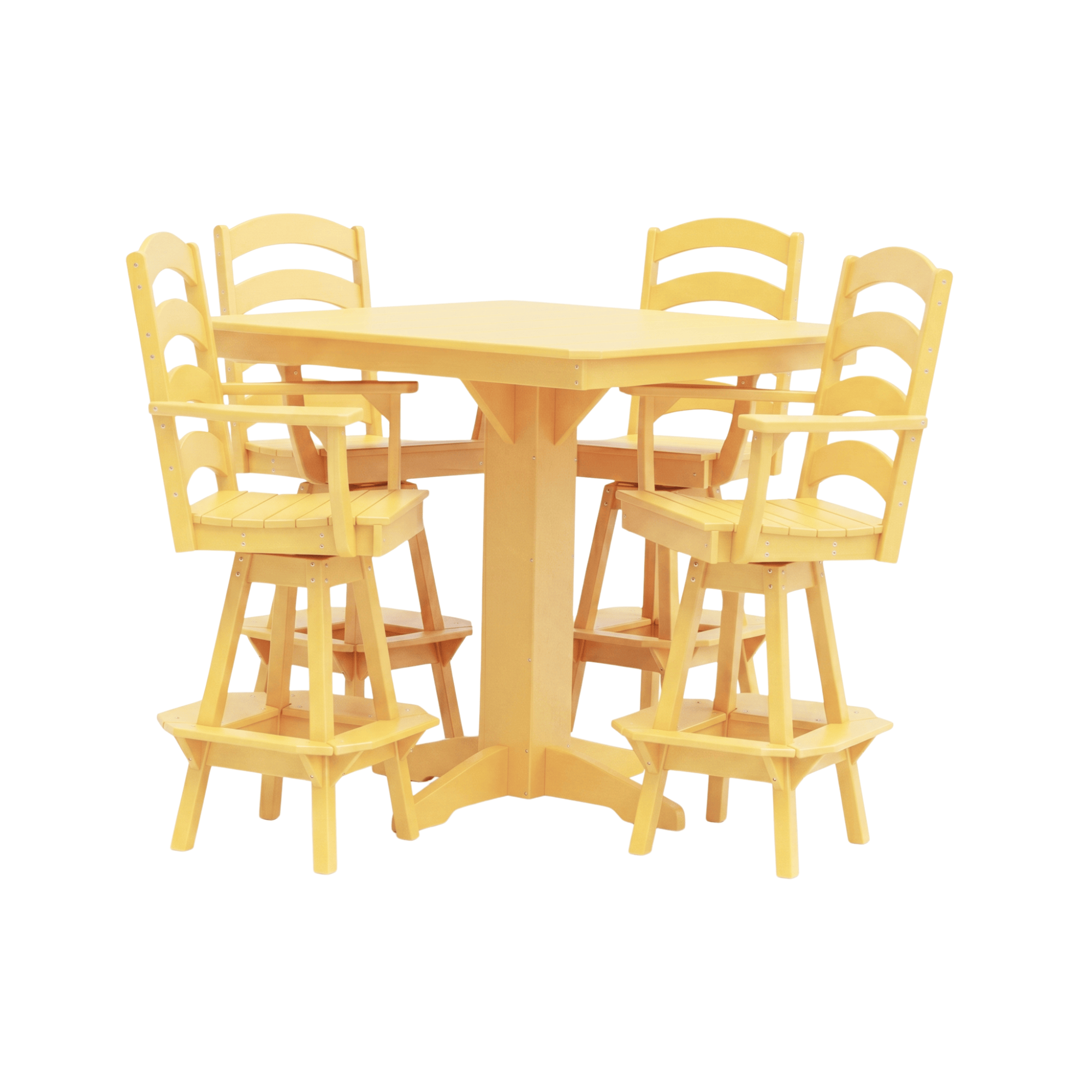 Keystone Amish Co. Josie 5-Piece Poly Outdoor Bar Dining Set