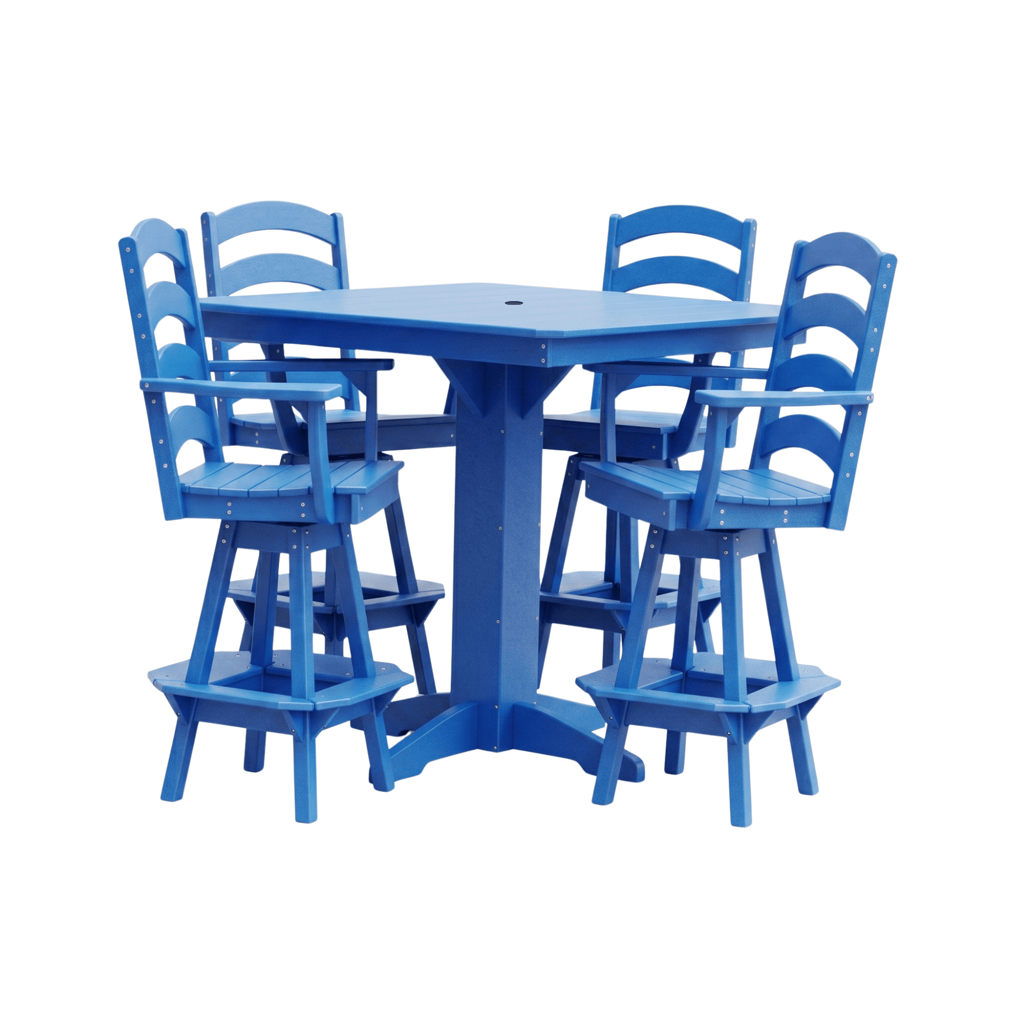 Keystone Amish Co. Josie 5-Piece Poly Outdoor Bar Dining Set
