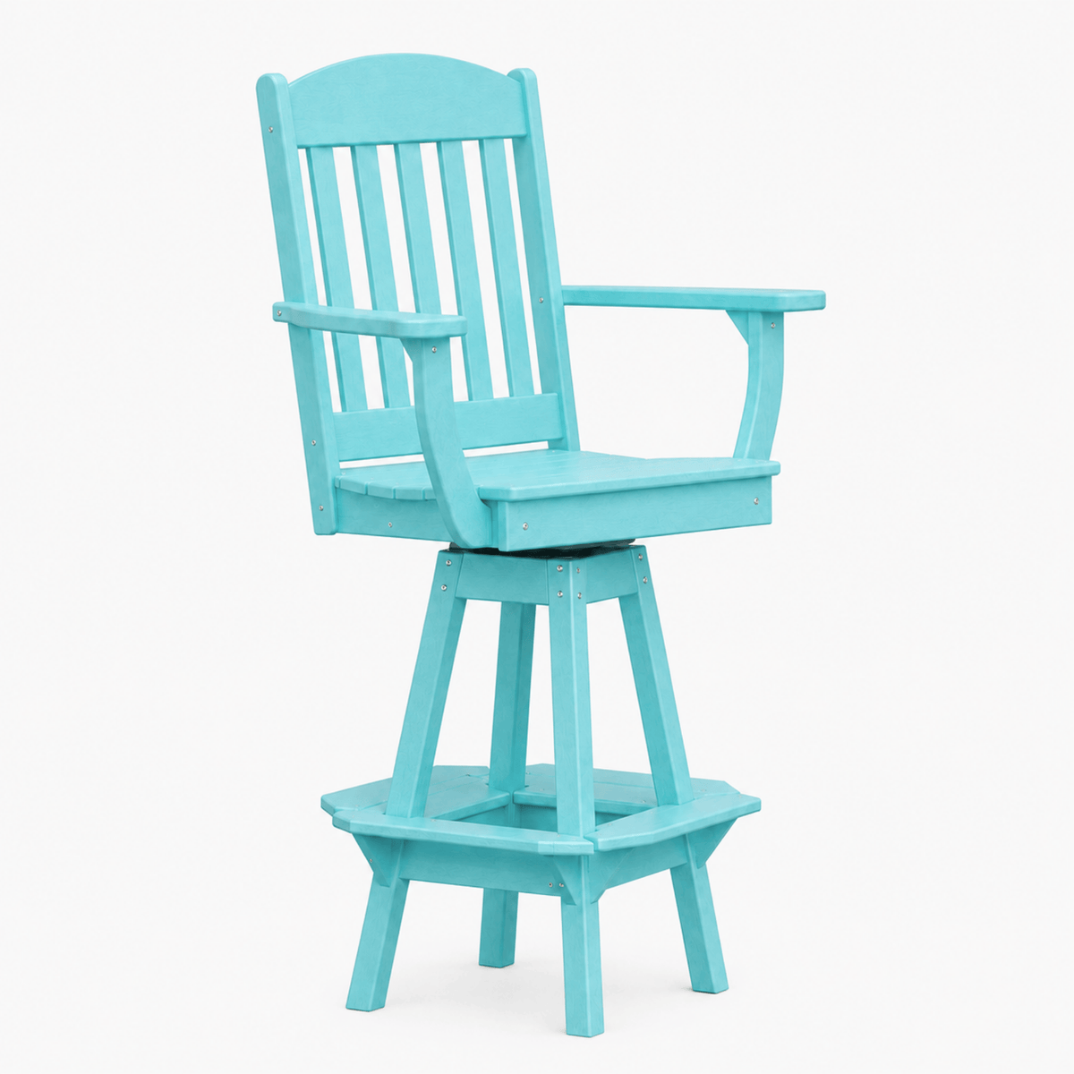 Keystone Amish Co. Classic Poly Composite Swivel Bar Chair