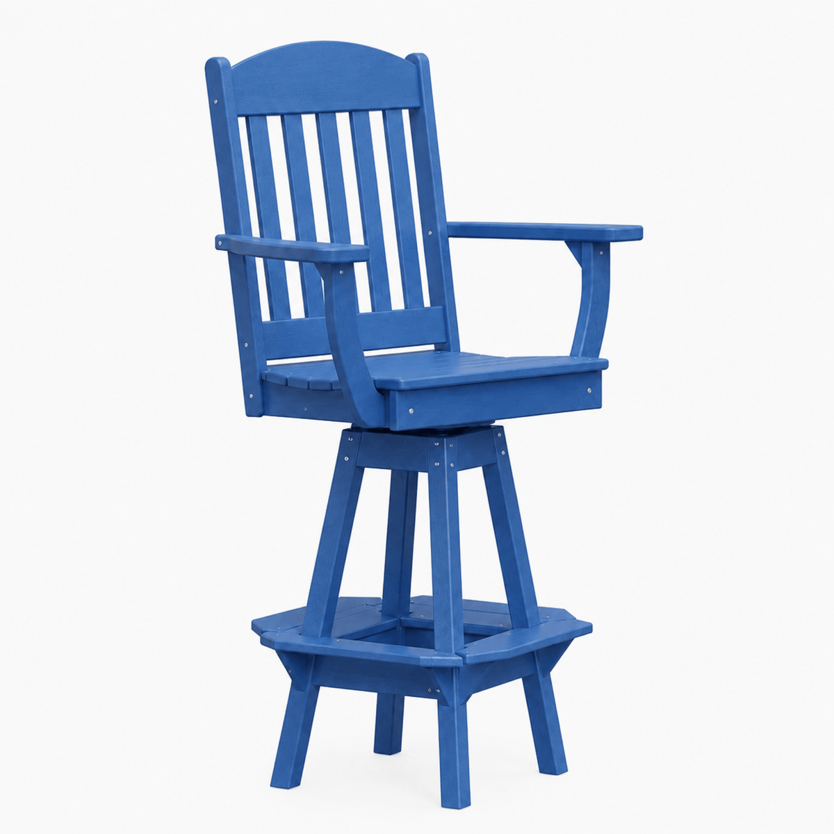 Keystone Amish Co. Classic Poly Composite Swivel Bar Chair