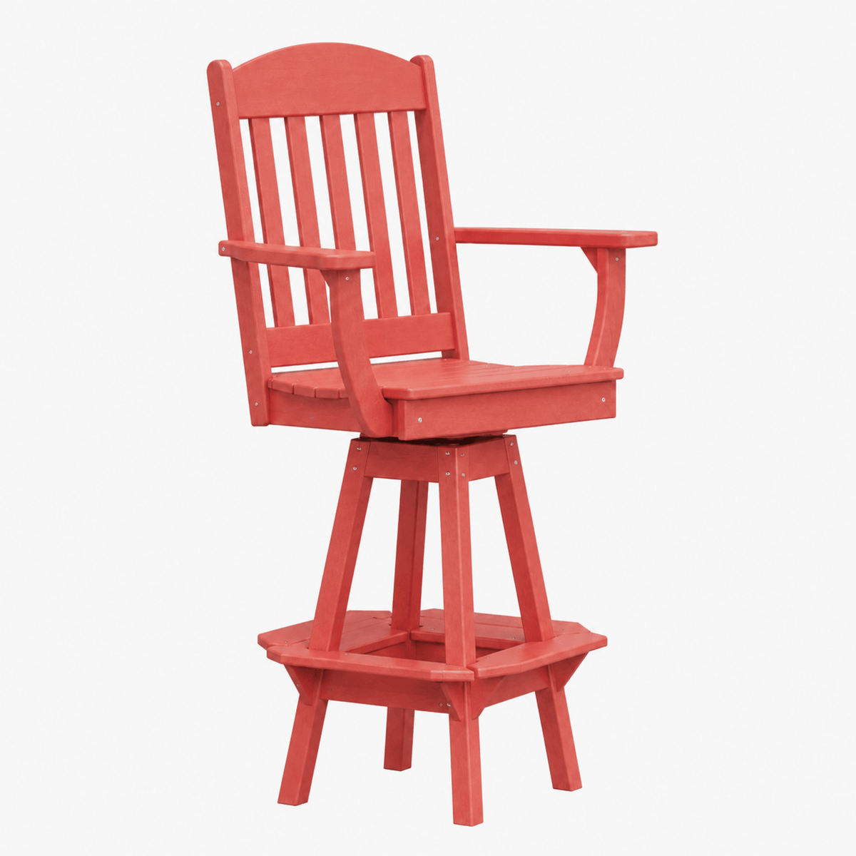 Keystone Amish Co. Classic Poly Composite Swivel Bar Chair