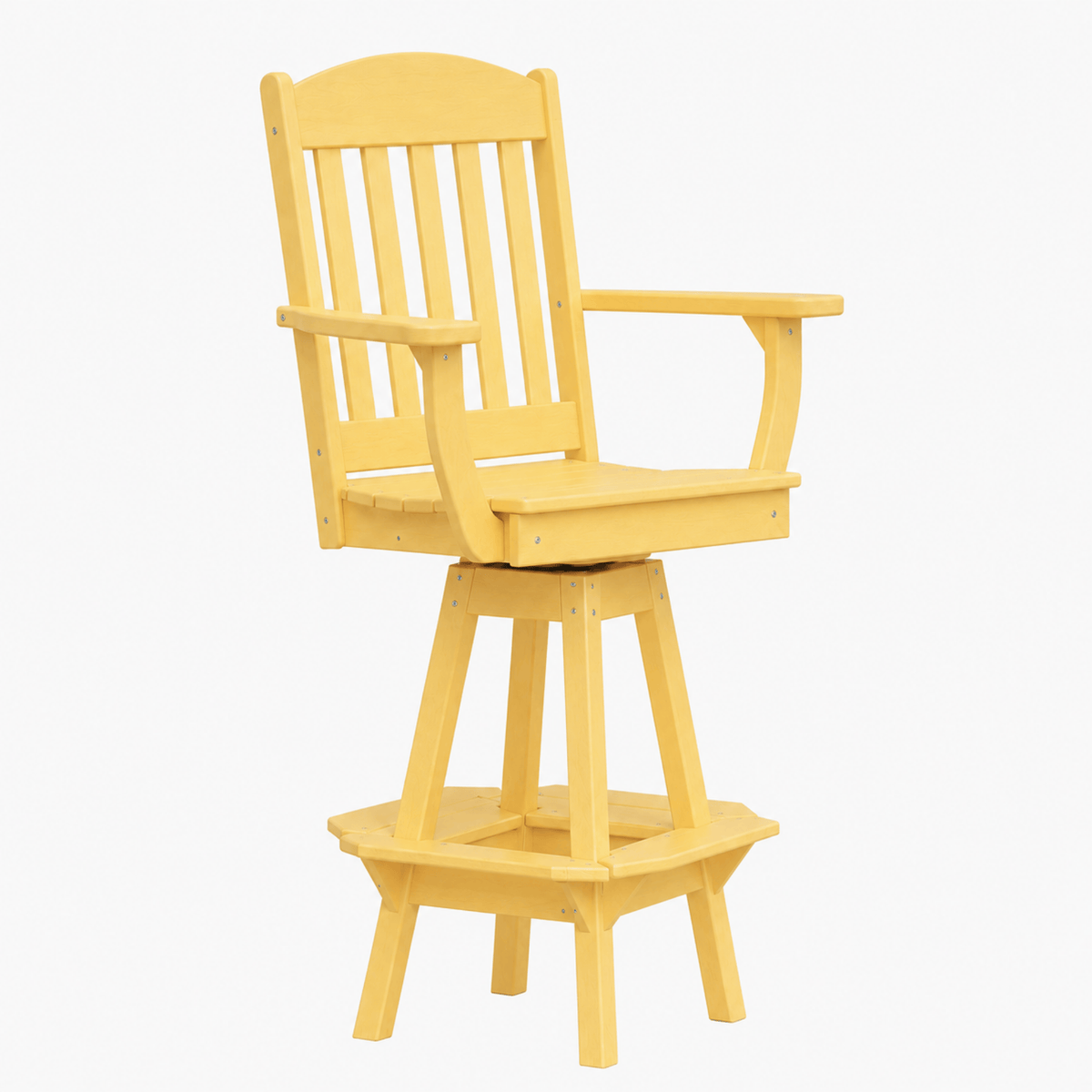 Keystone Amish Co. Classic Poly Composite Swivel Bar Chair