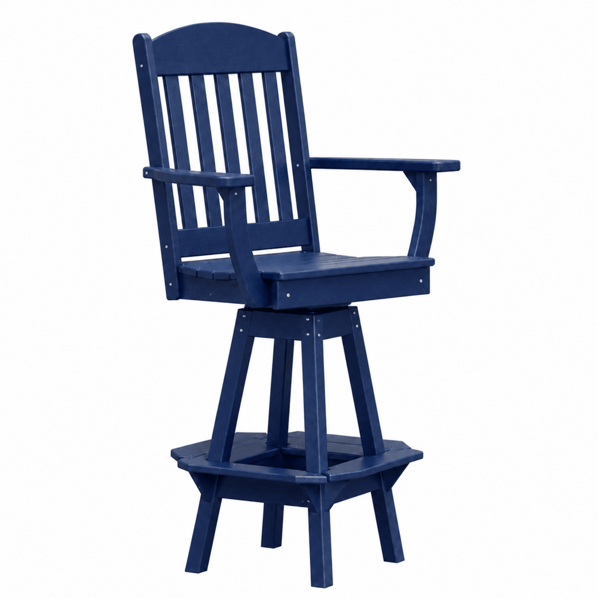 Keystone Amish Co. Classic Poly Composite Swivel Bar Chair