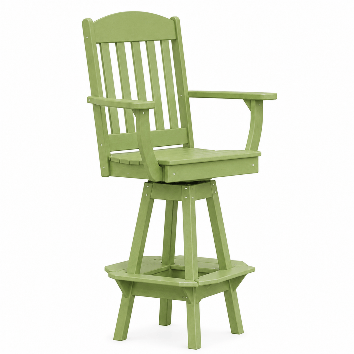 Keystone Amish Co. Classic Poly Composite Swivel Bar Chair