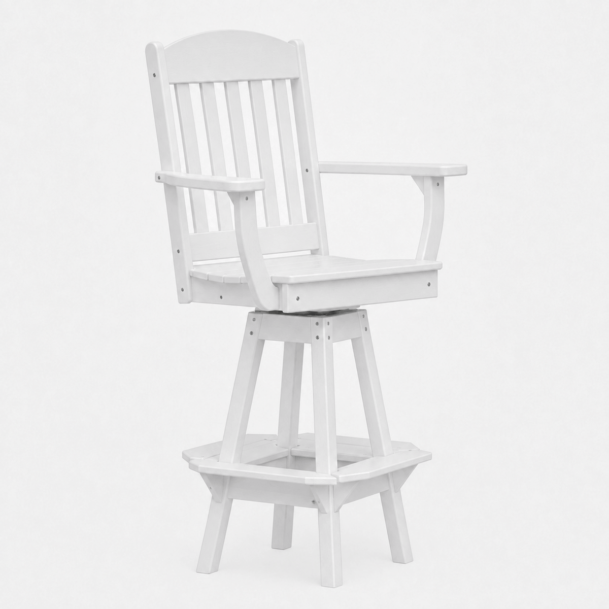 Keystone Amish Co. Classic Poly Composite Swivel Bar Chair
