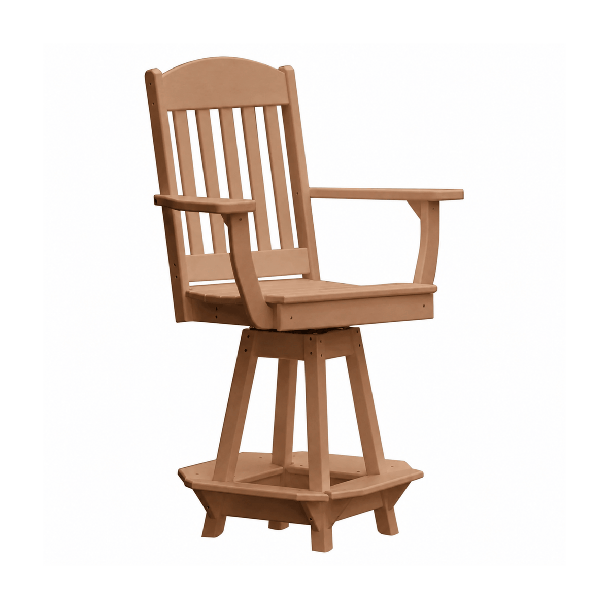 Keystone Amish Co. Classic Poly Counter Height Swivel Chair