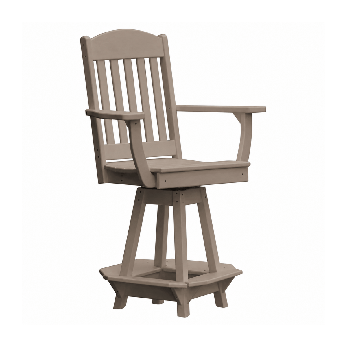 Keystone Amish Co. Classic Poly Counter Height Swivel Chair