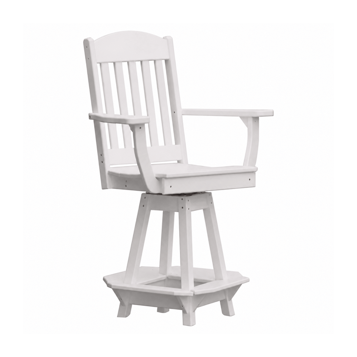 Keystone Amish Co. Classic Poly Counter Height Swivel Chair