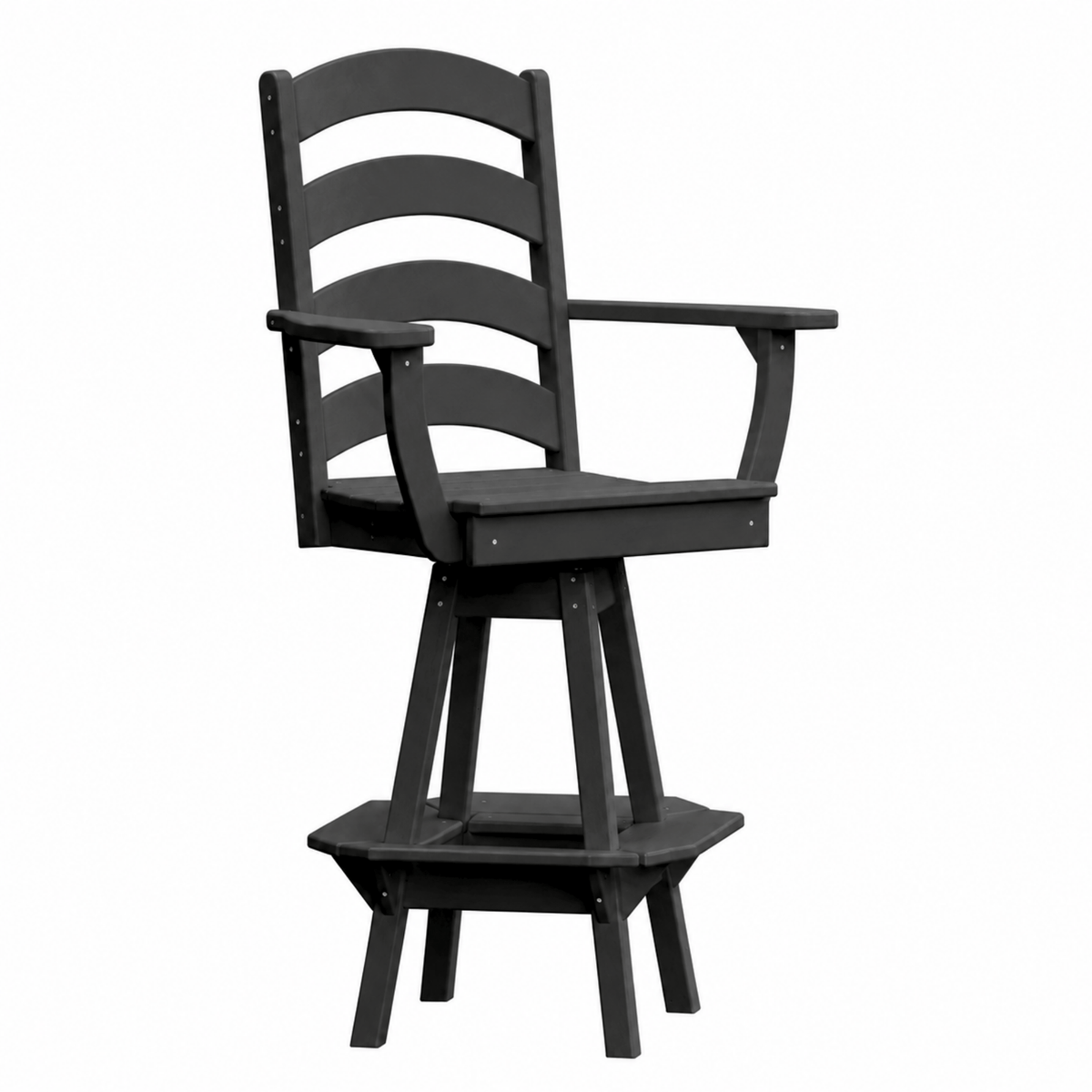 Keystone Amish Co. Josie Poly Composite Swivel Bar Chair