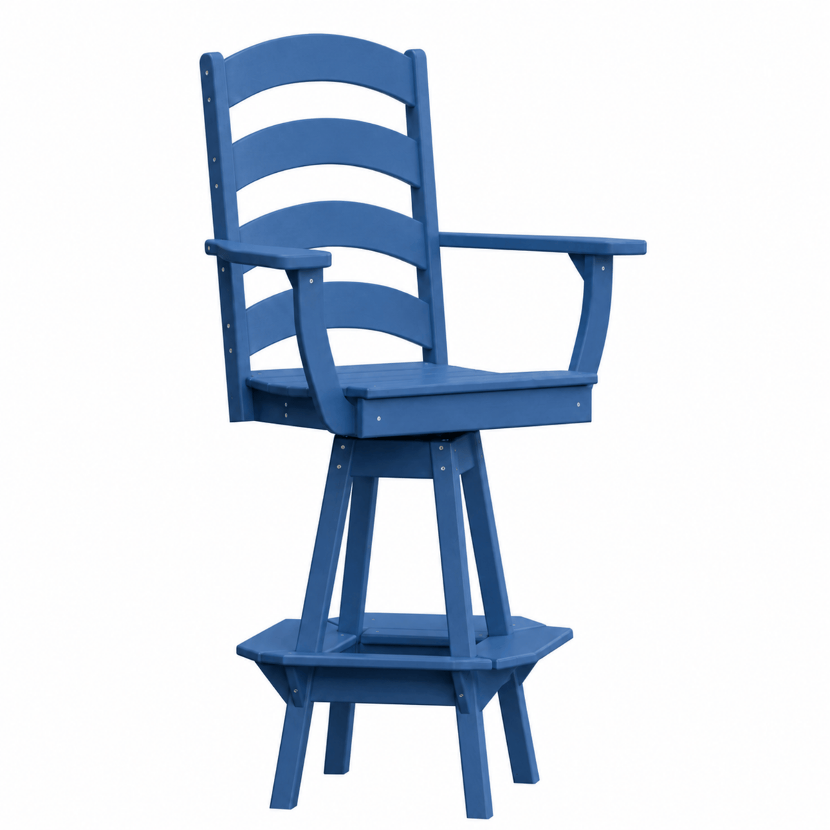 Keystone Amish Co. Josie Poly Composite Swivel Bar Chair