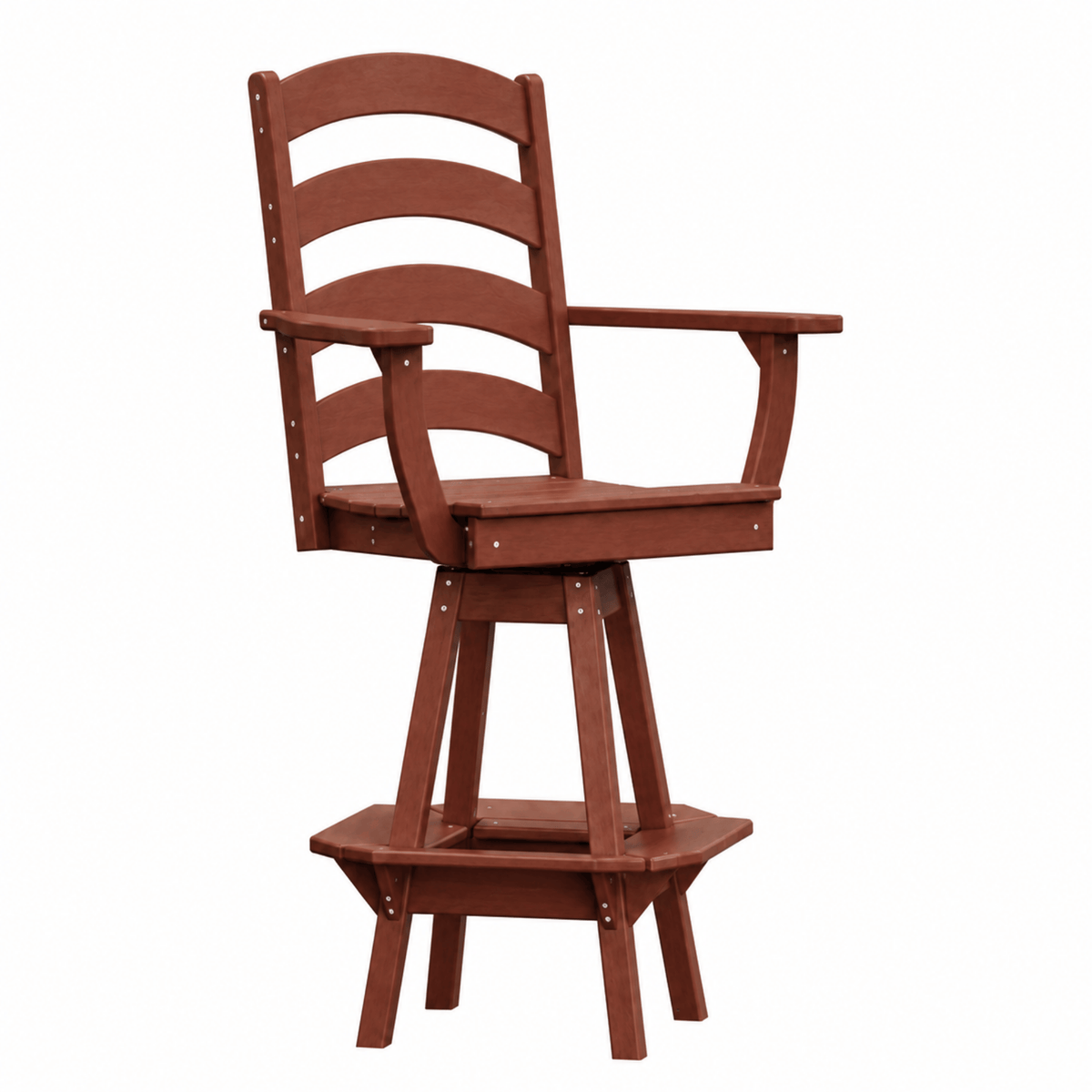 Keystone Amish Co. Josie Poly Composite Swivel Bar Chair