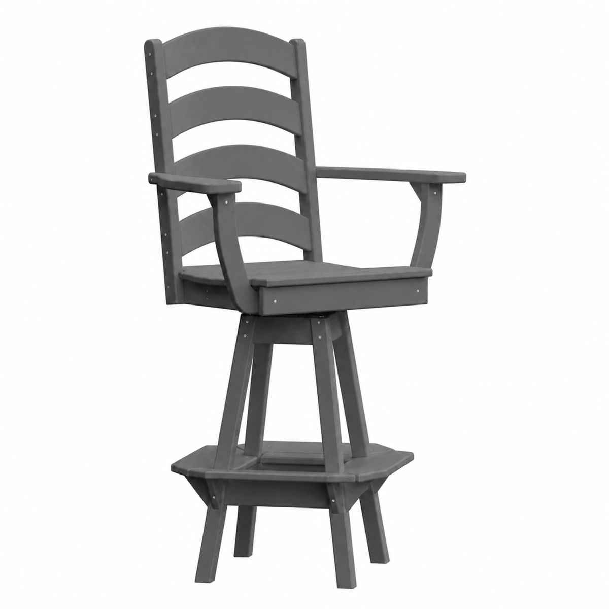 Keystone Amish Co. Josie Poly Composite Swivel Bar Chair