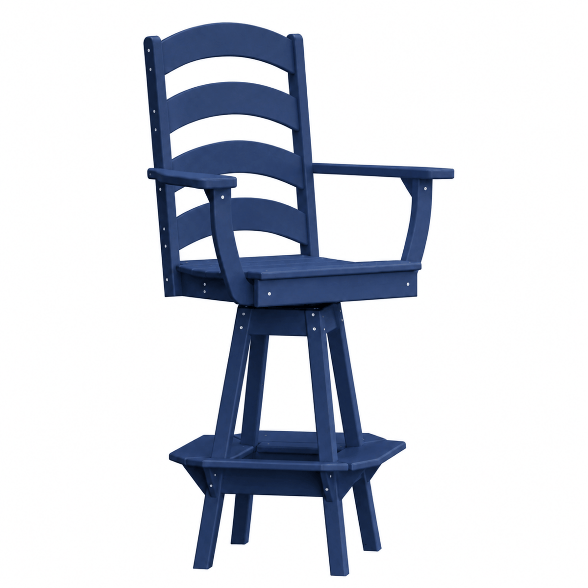 Keystone Amish Co. Josie Poly Composite Swivel Bar Chair