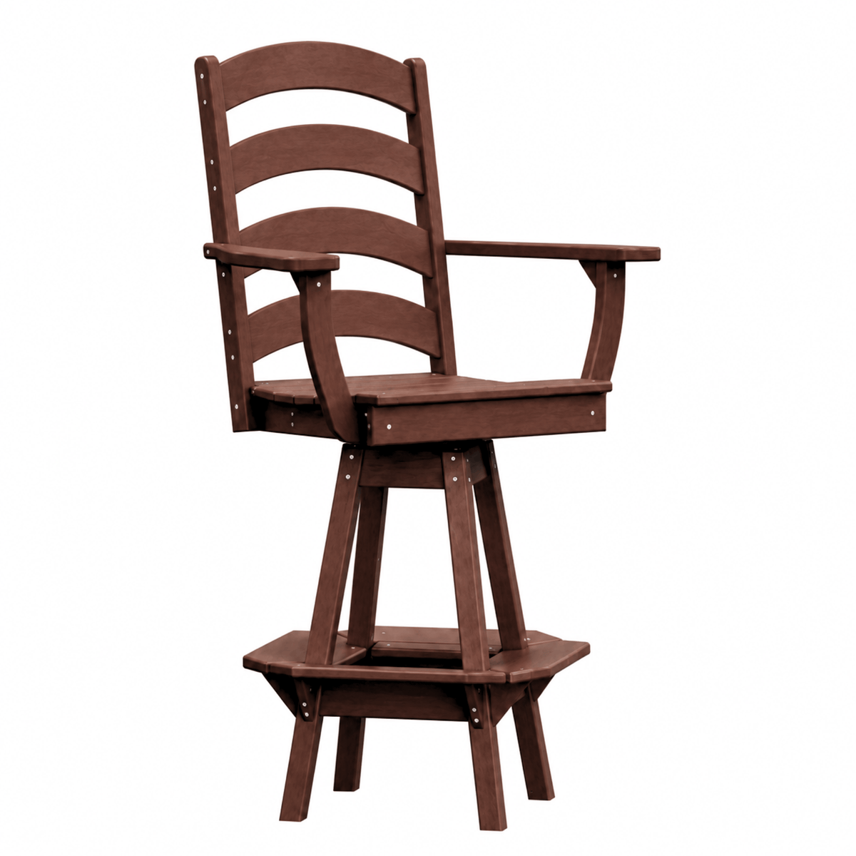 Keystone Amish Co. Josie Poly Composite Swivel Bar Chair