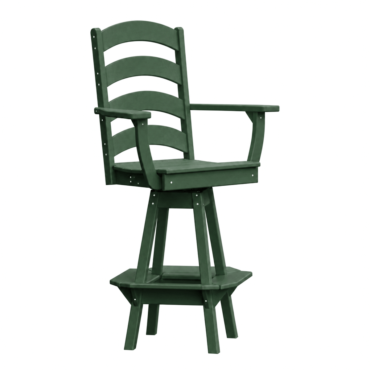 Keystone Amish Co. Josie Poly Composite Swivel Bar Chair