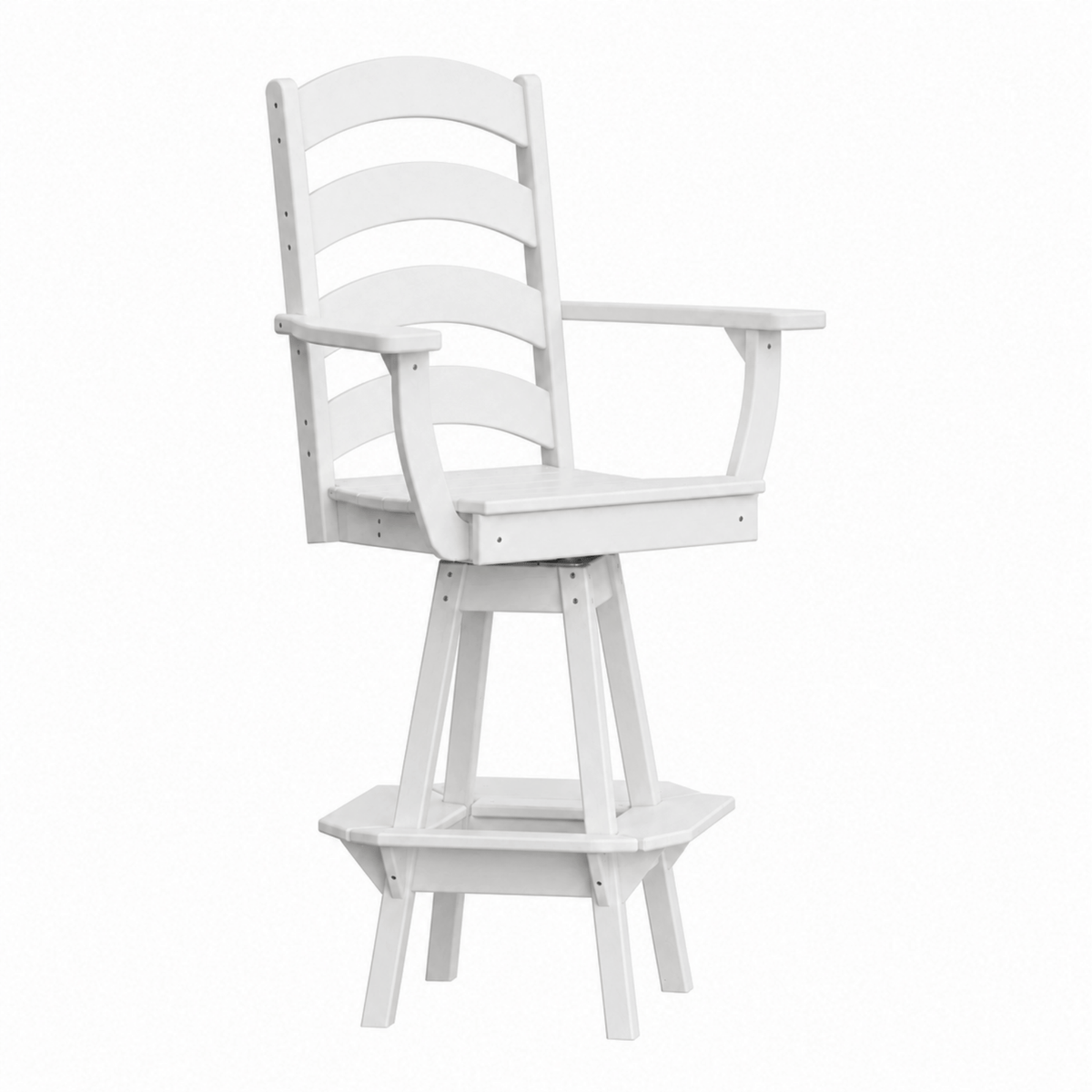 Keystone Amish Co. Josie Poly Composite Swivel Bar Chair