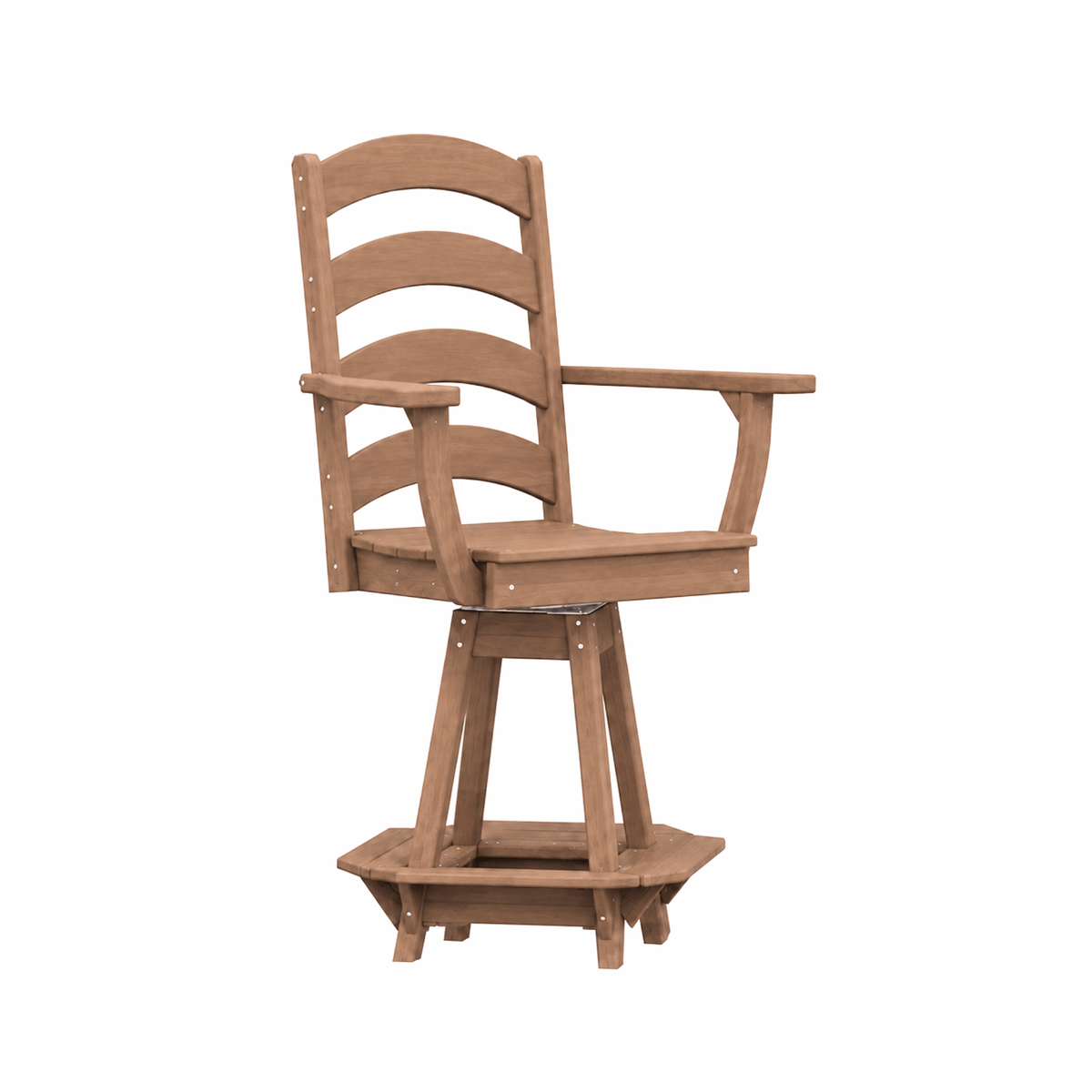 Keystone Amish Co. Josie Poly Counter Height Swivel Chair